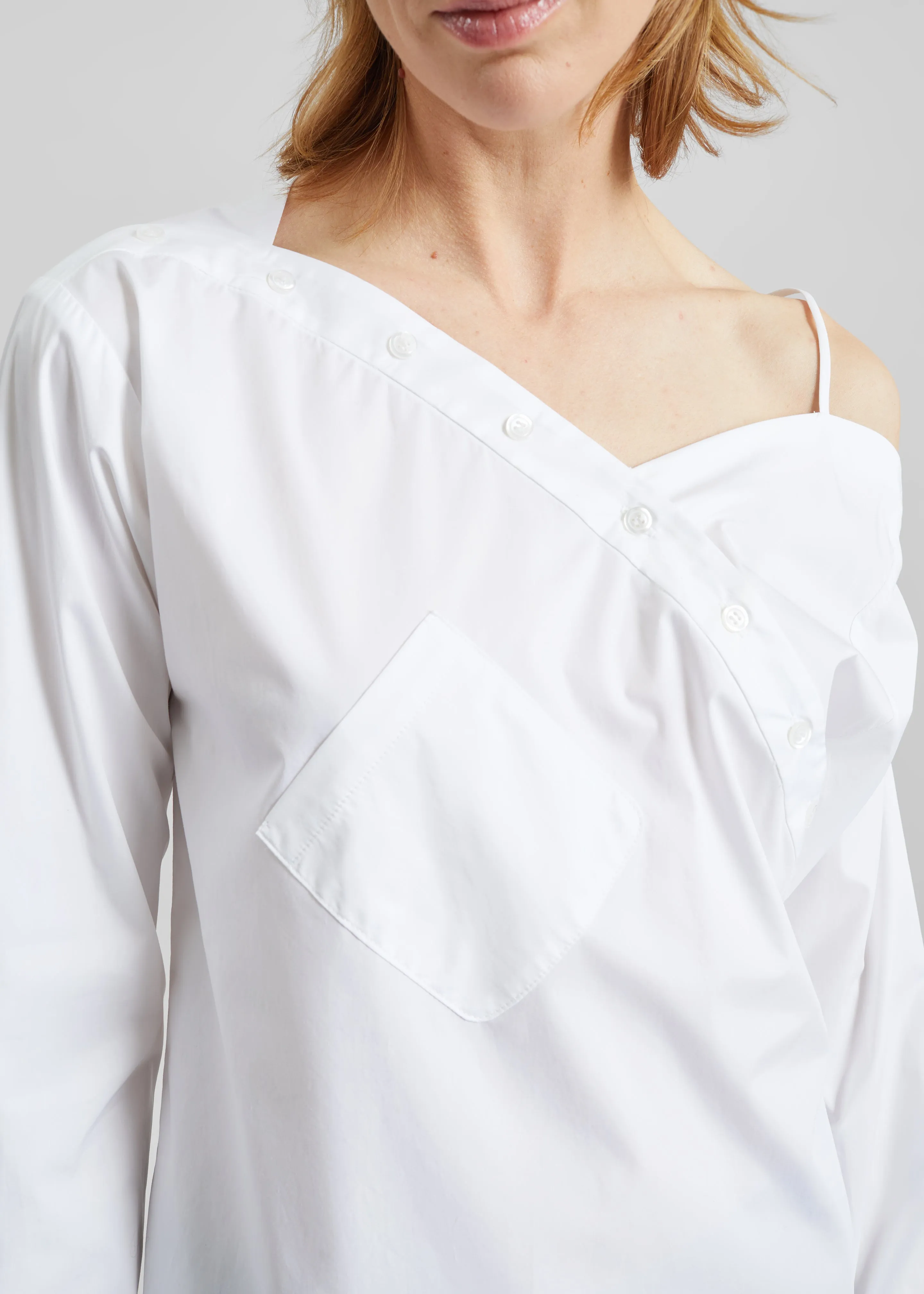 Coperni Heart Shirt - White sold by Frankie Shop product image thumbnail 4