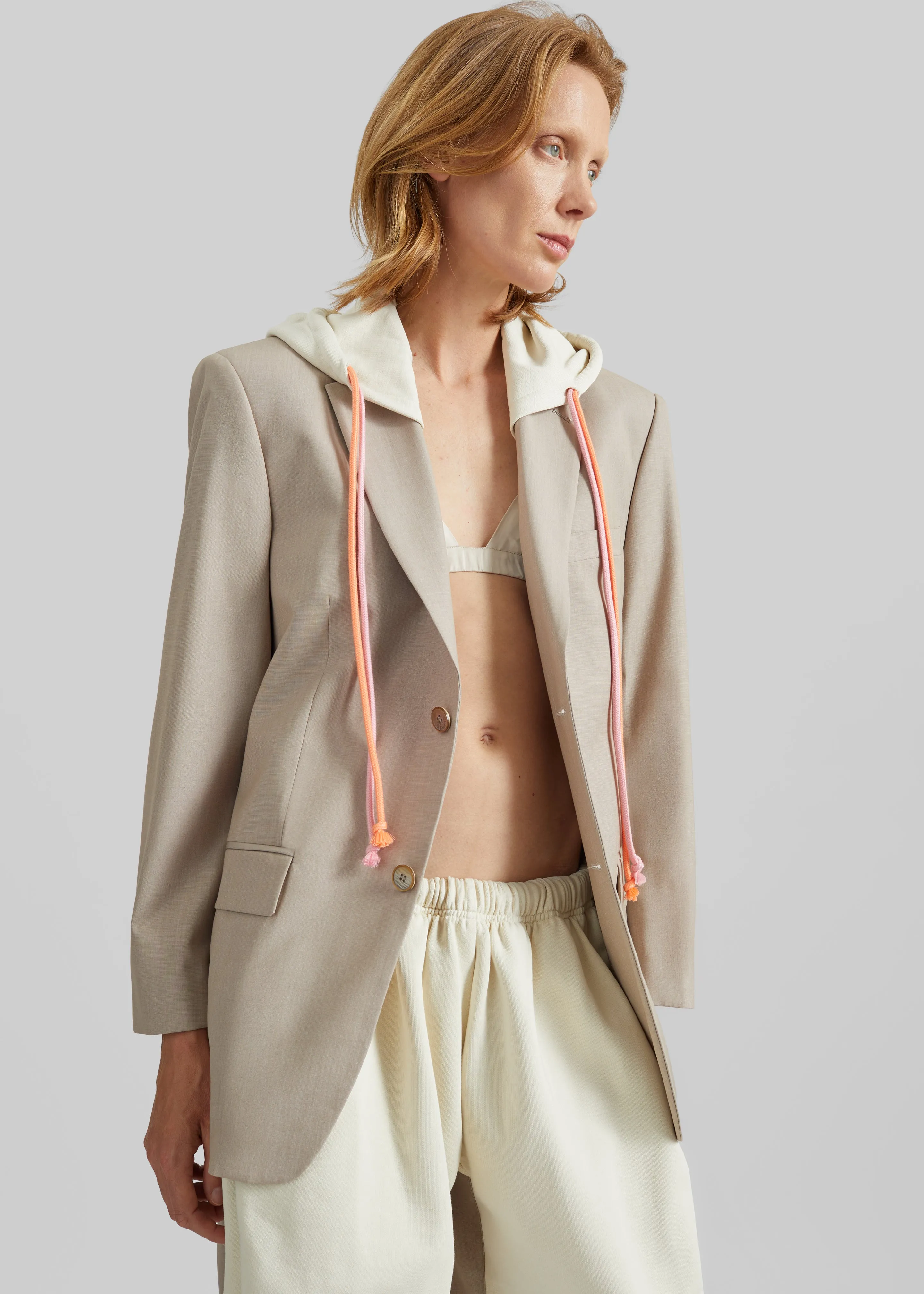 Bettter Track Suit Blazer - Tan sold by Frankie Shop product image thumbnail 2