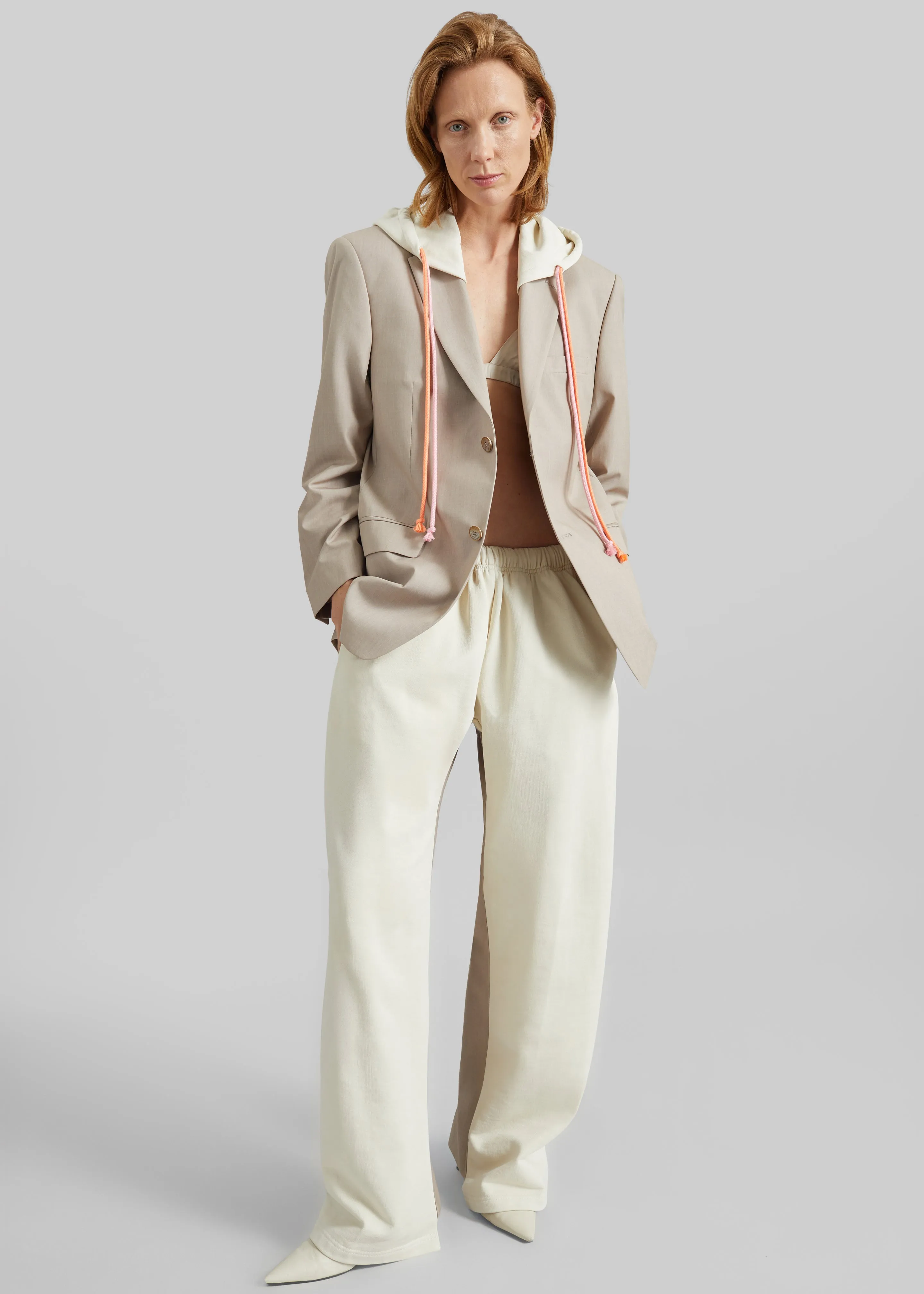 Bettter Track Suit Blazer - Tan sold by Frankie Shop