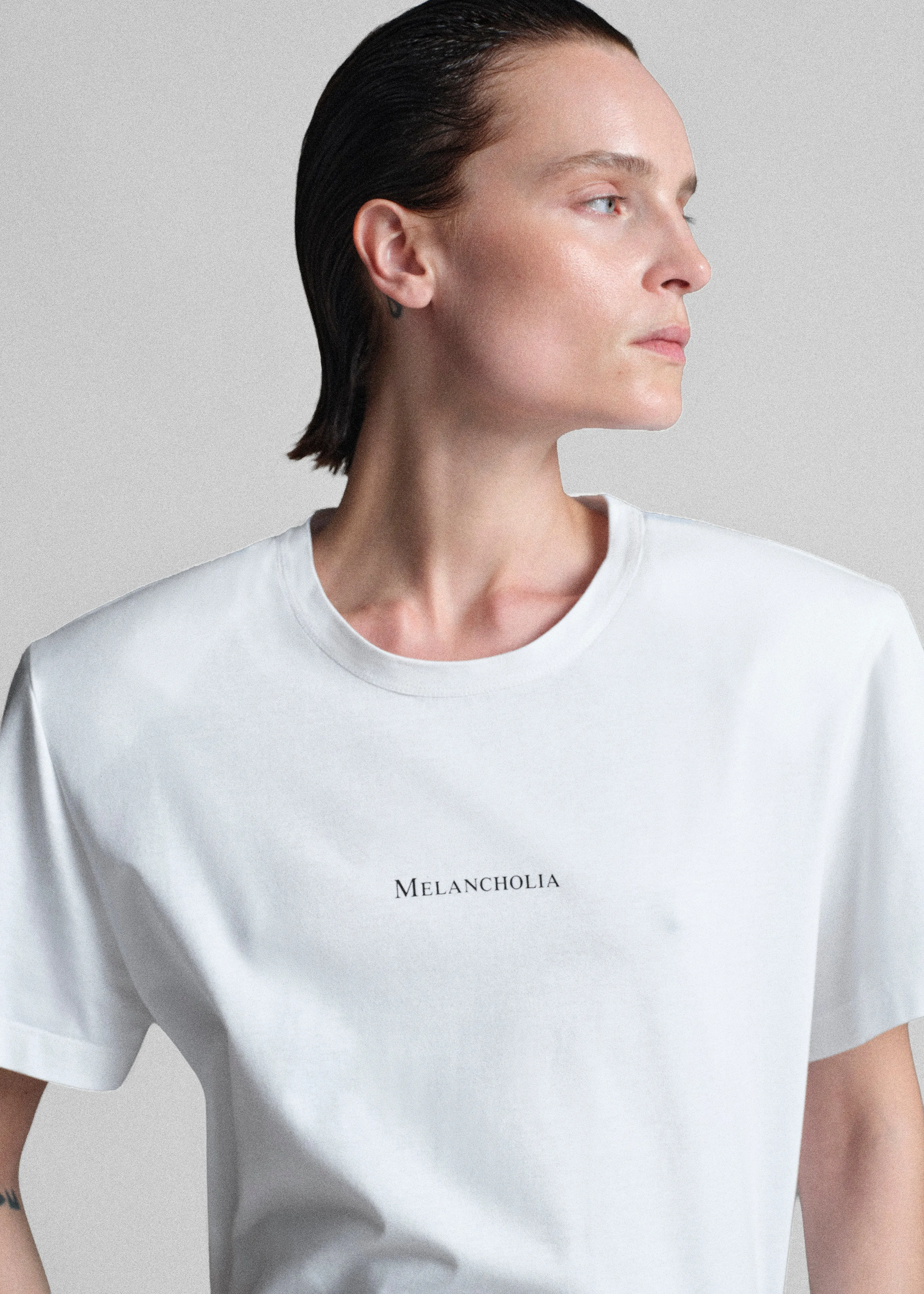 Bettter Melancholia Classic T-Shirt - White sold by Frankie Shop product image thumbnail 2