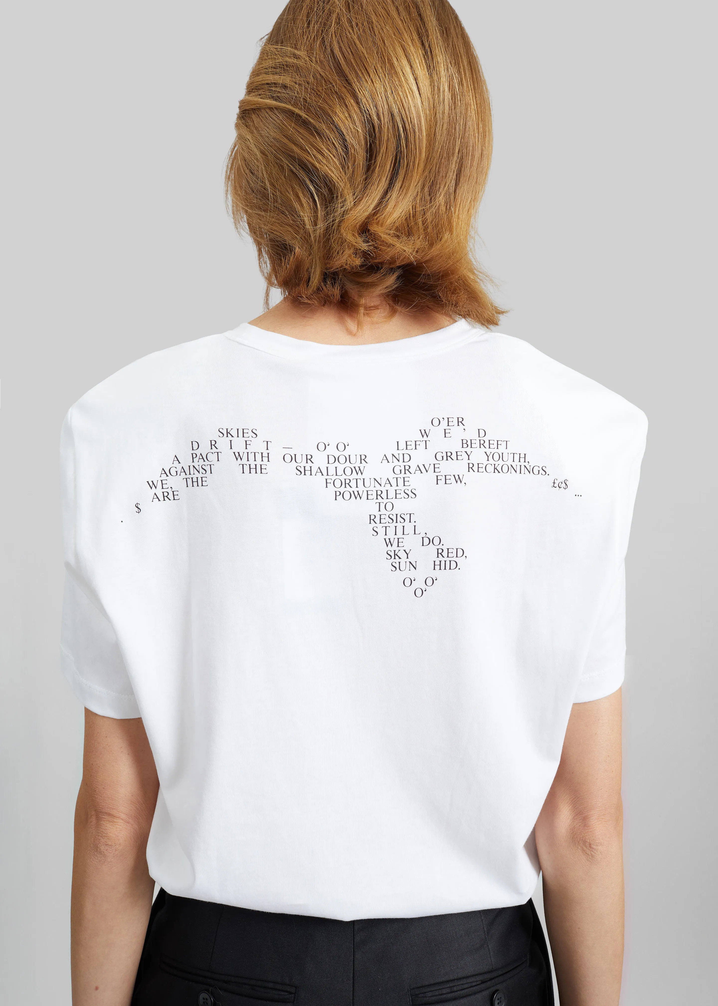 Bettter Melancholia Classic T-Shirt - White sold by Frankie Shop product image thumbnail 5