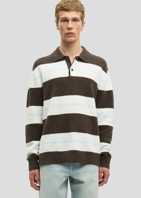 Samsøe Samsøe Sanino Polo - Black Olive St. made by Frankie Shop