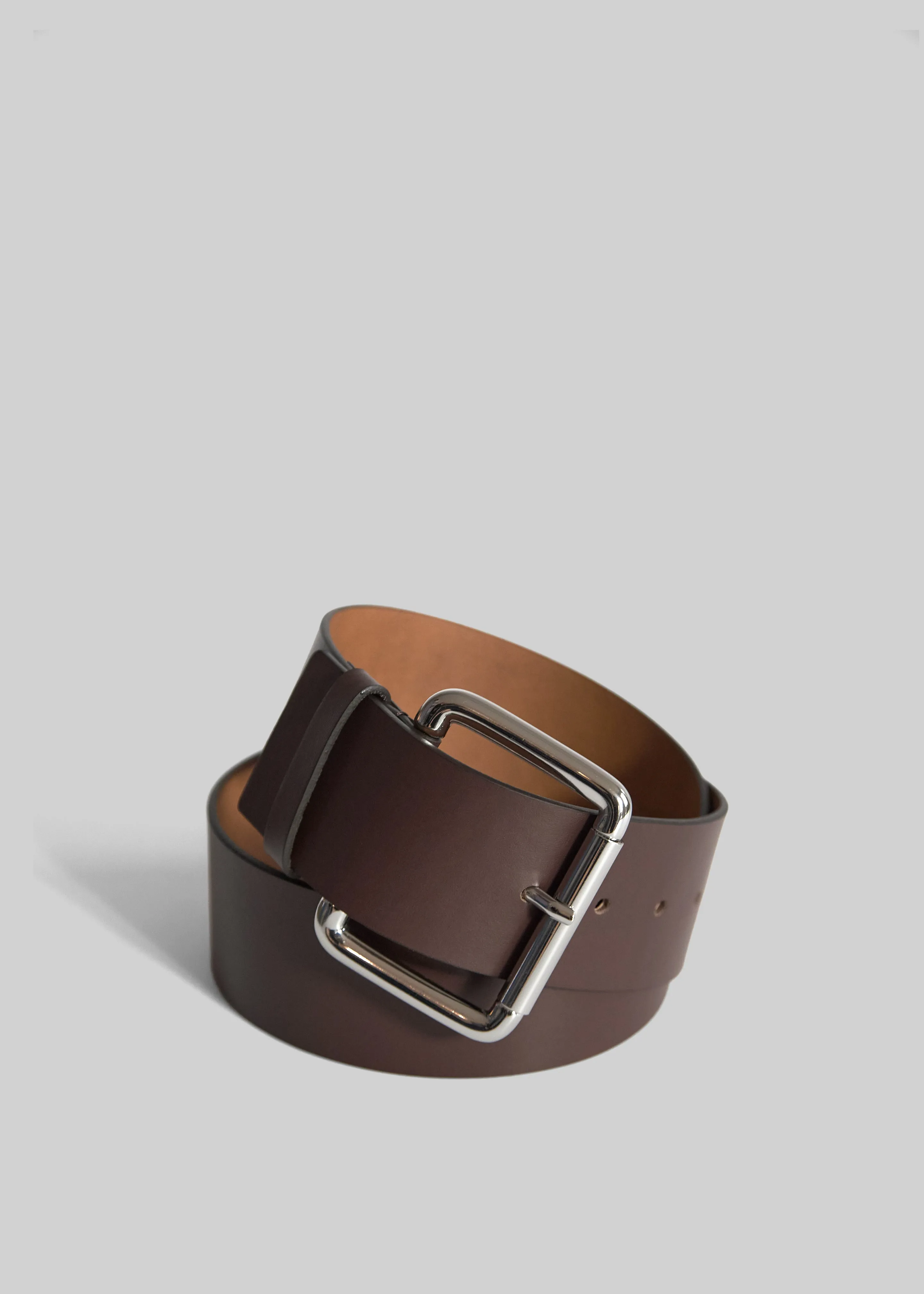 Marty Leather Belt - Dark Brown sold by Frankie Shop product image thumbnail 2