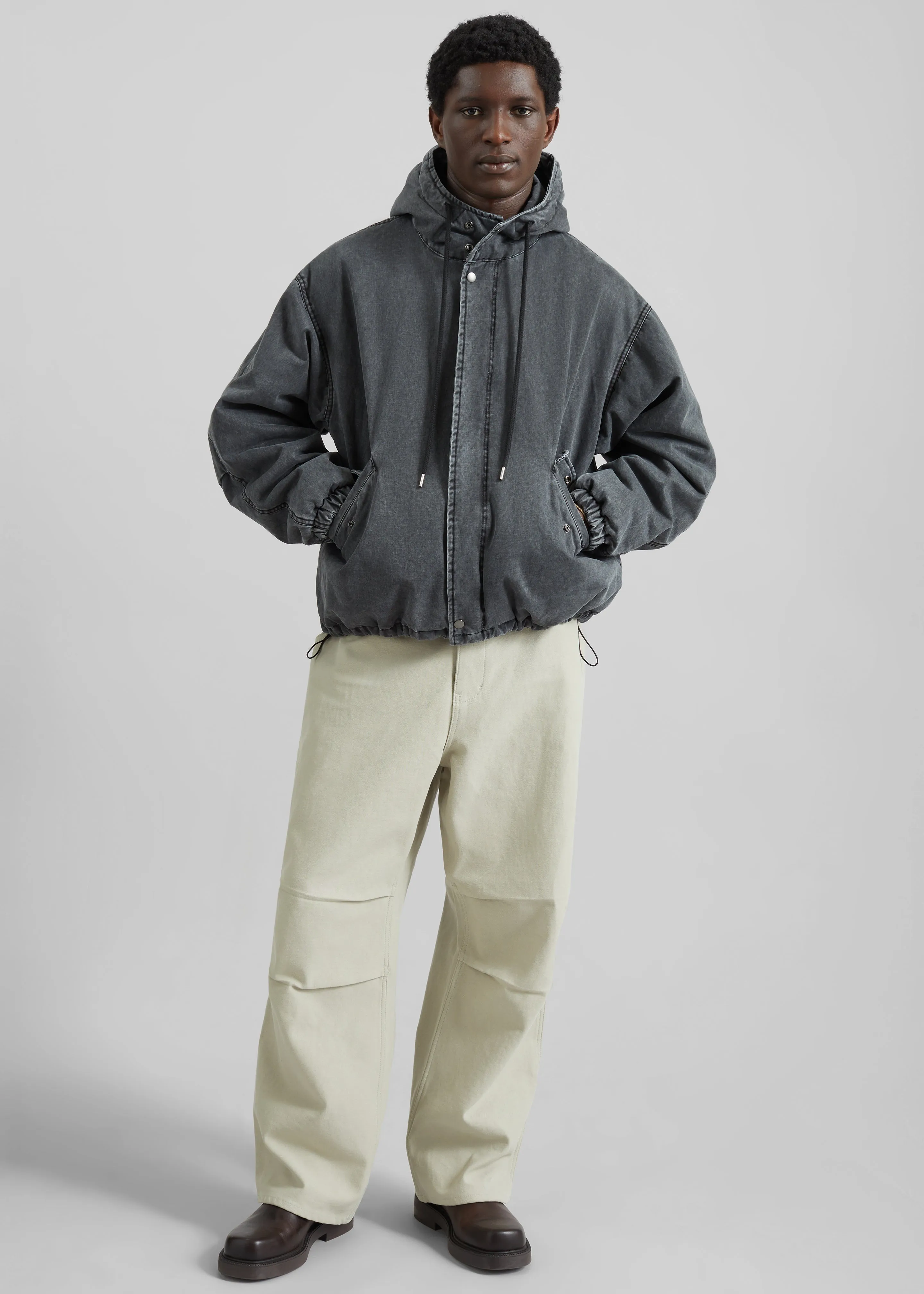 Delvin Padded Jacket - Charcoal sold by Frankie Shop product image thumbnail 4