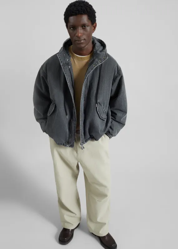 Delvin Padded Jacket - Charcoal made by Frankie Shop