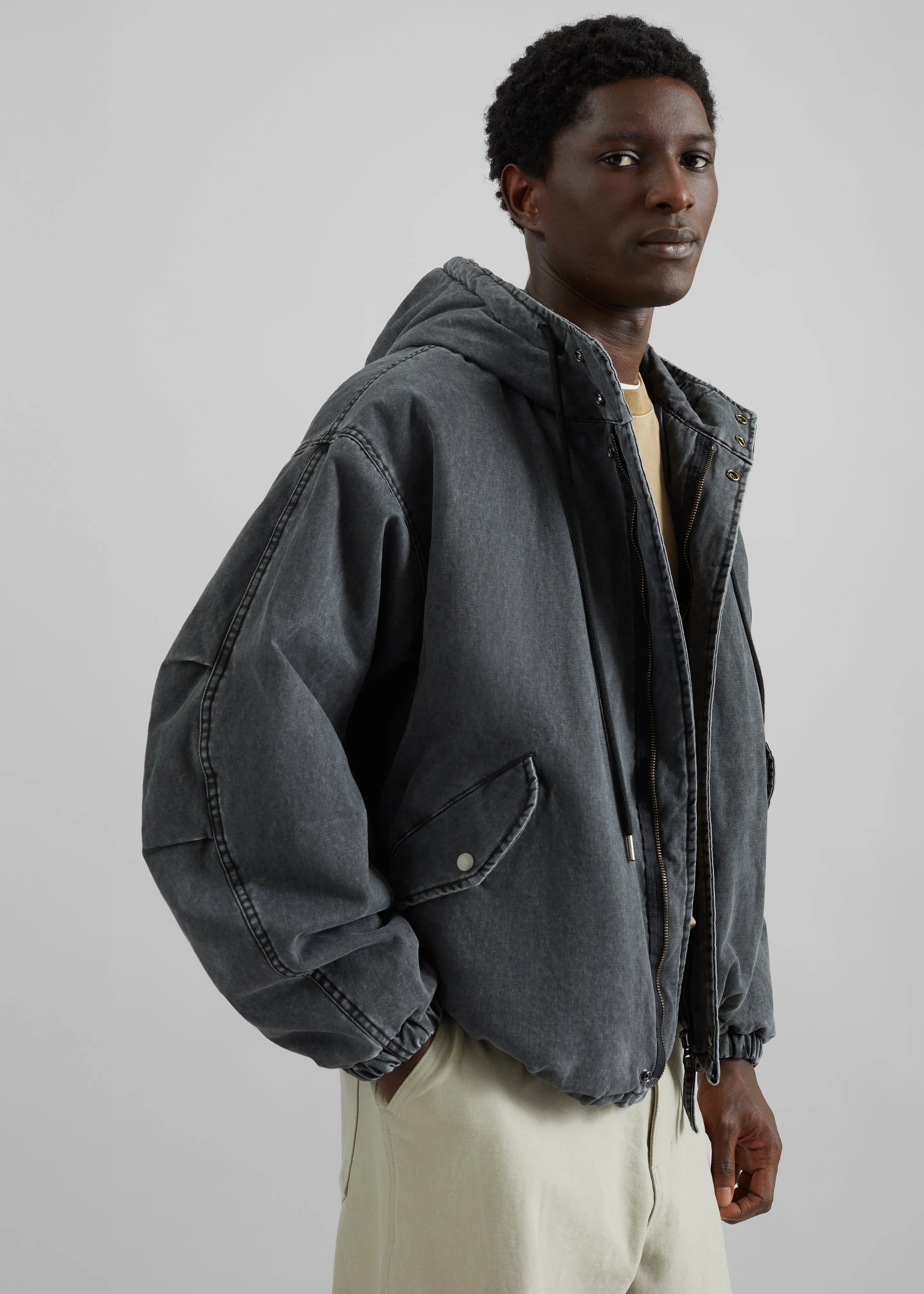 Delvin Padded Jacket - Charcoal sold by Frankie Shop product image thumbnail 2