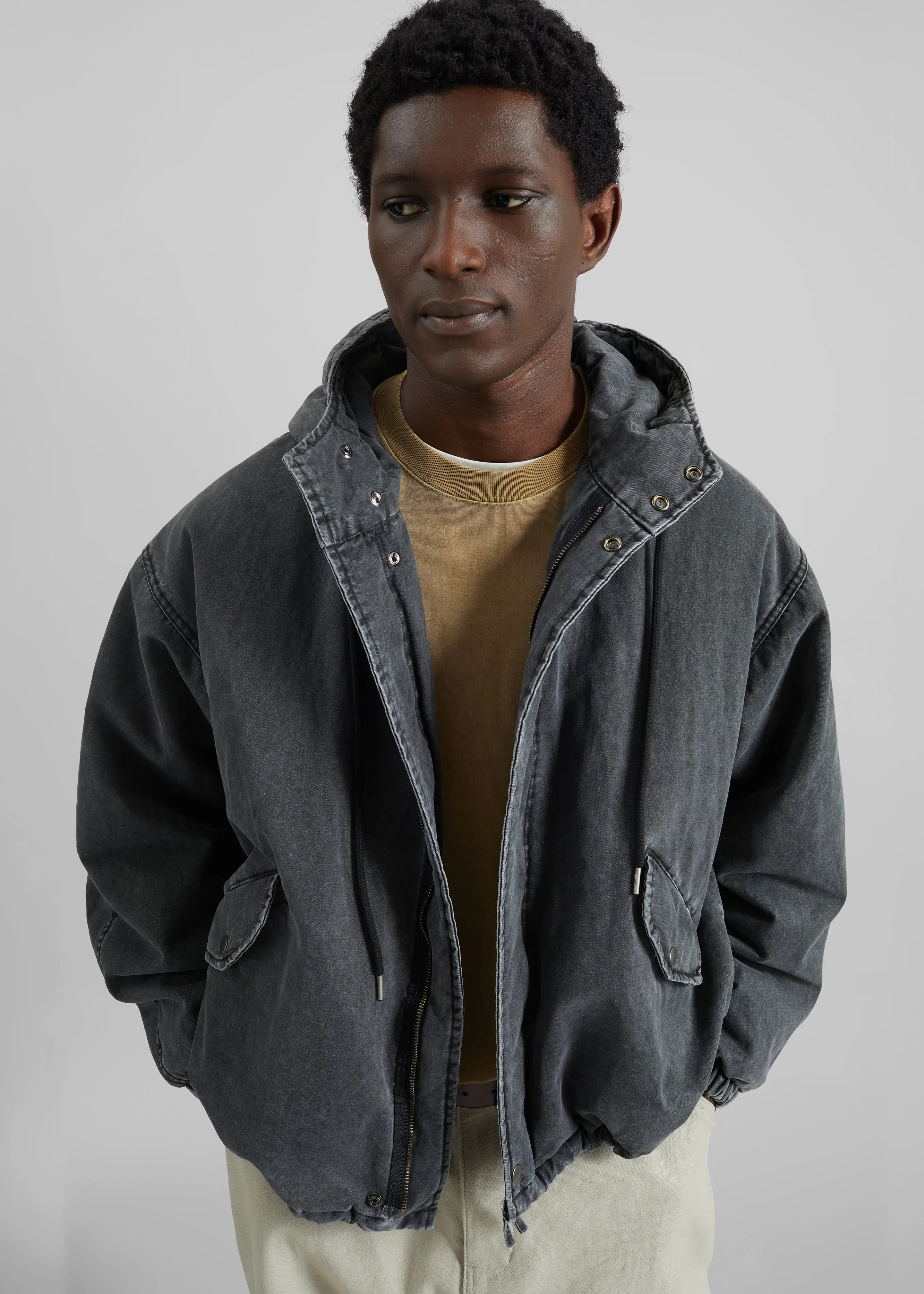 Delvin Padded Jacket - Charcoal sold by Frankie Shop product image thumbnail 5