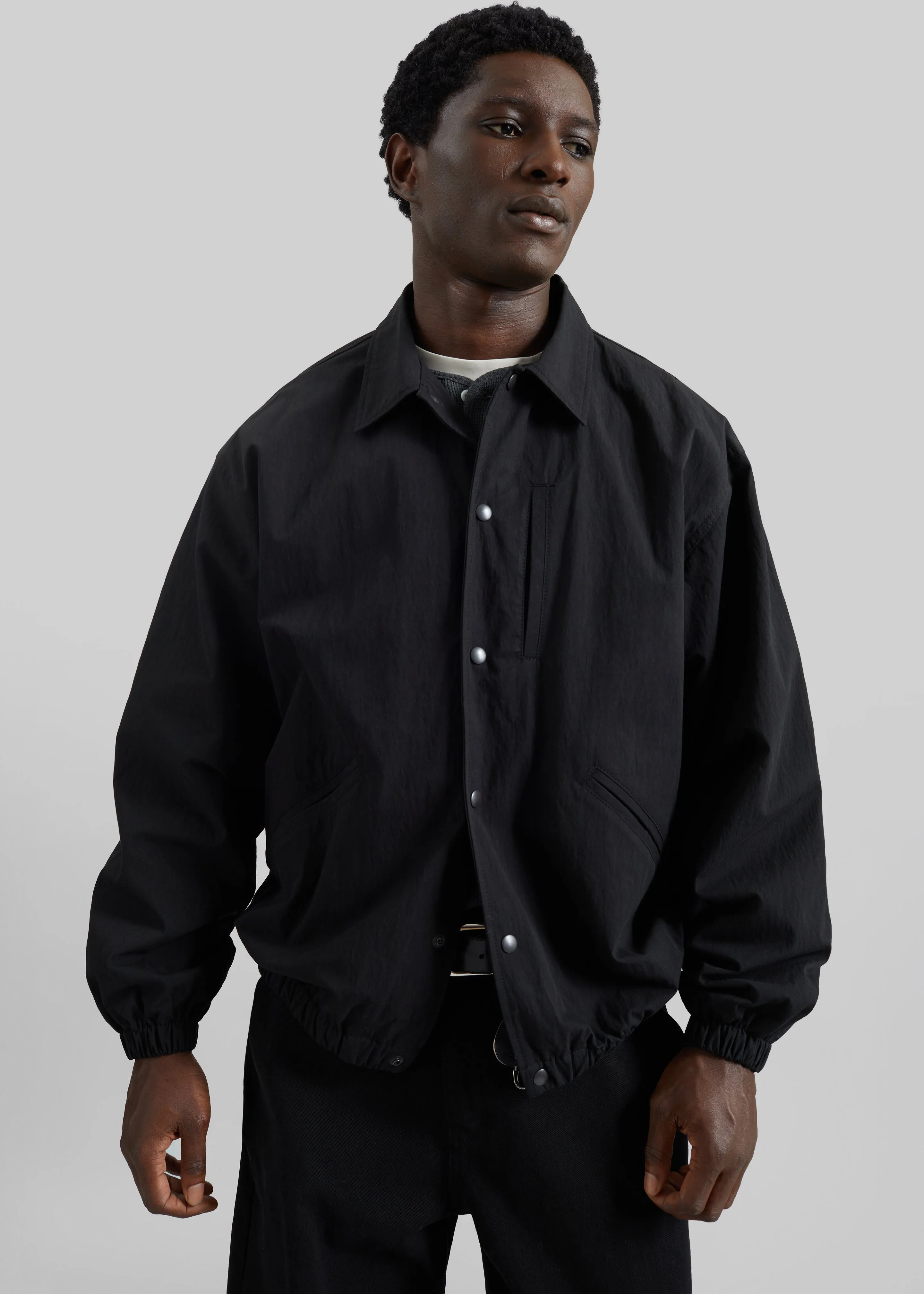 Andres Coach Jacket - Black sold by Frankie Shop product image thumbnail 2