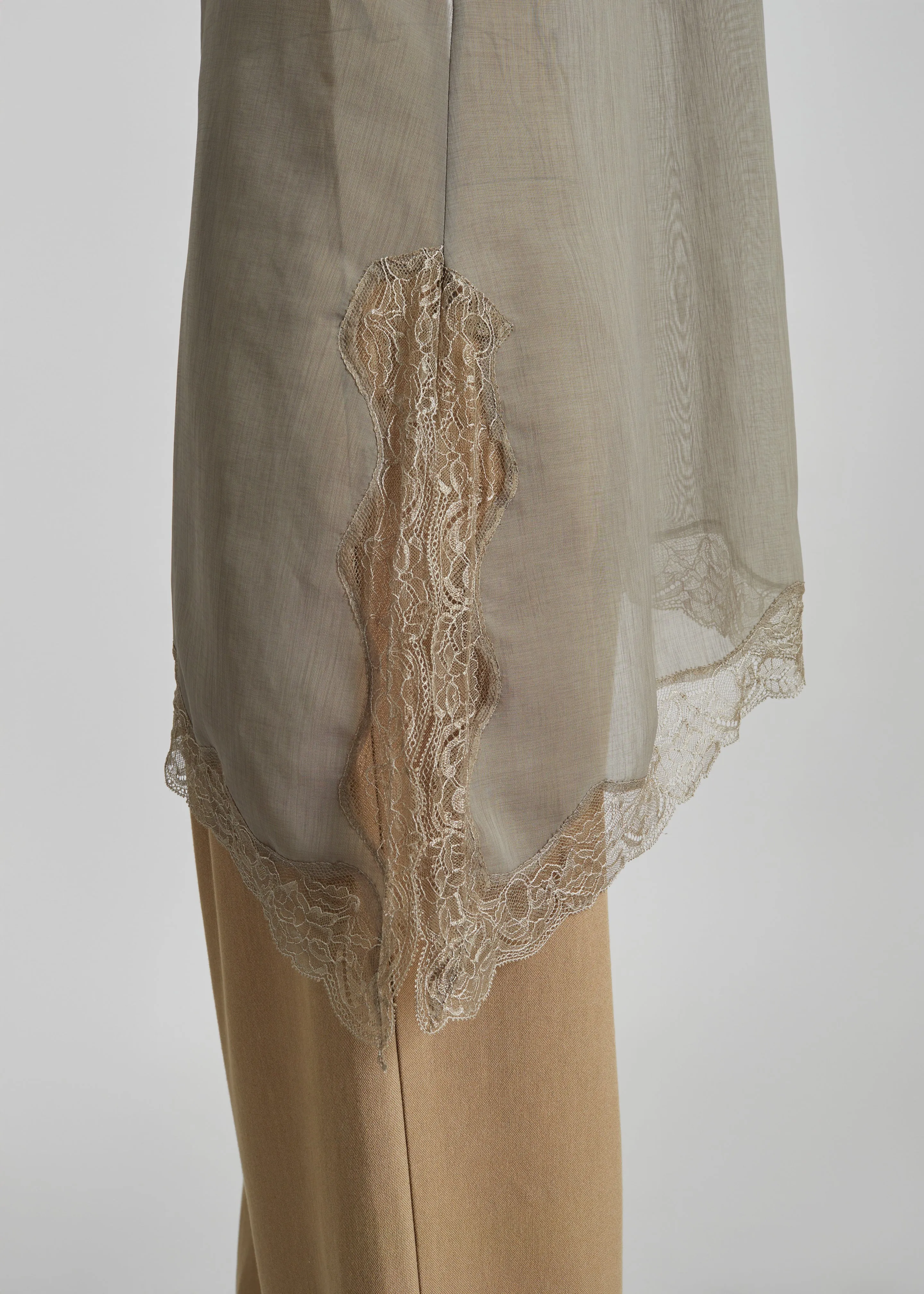 Alessia Sheer Lace Top - Taupe sold by Frankie Shop product image thumbnail 5