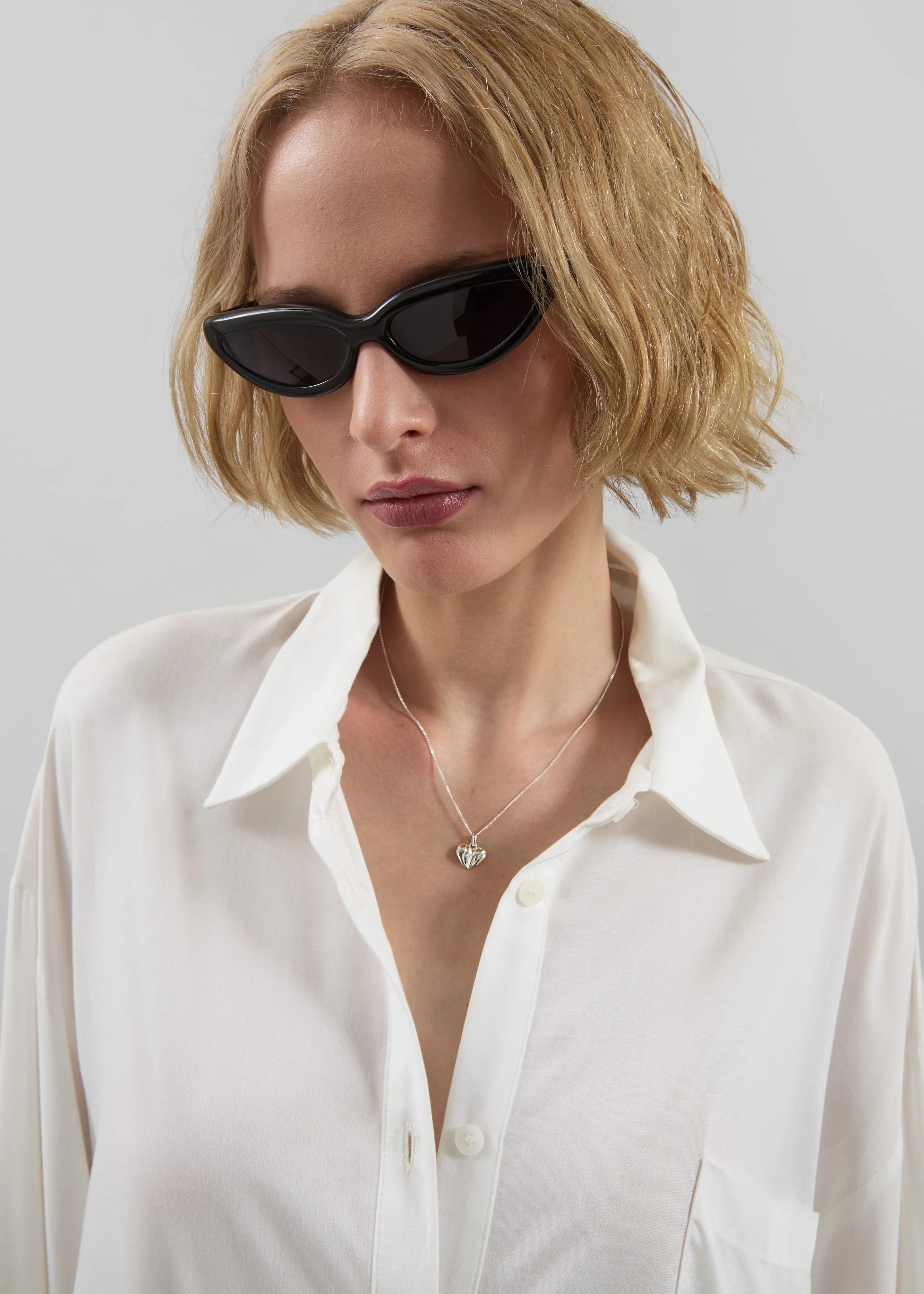 Completedworks Love Don't Lie Pendant Necklace - Silver sold by Frankie Shop product image thumbnail 2