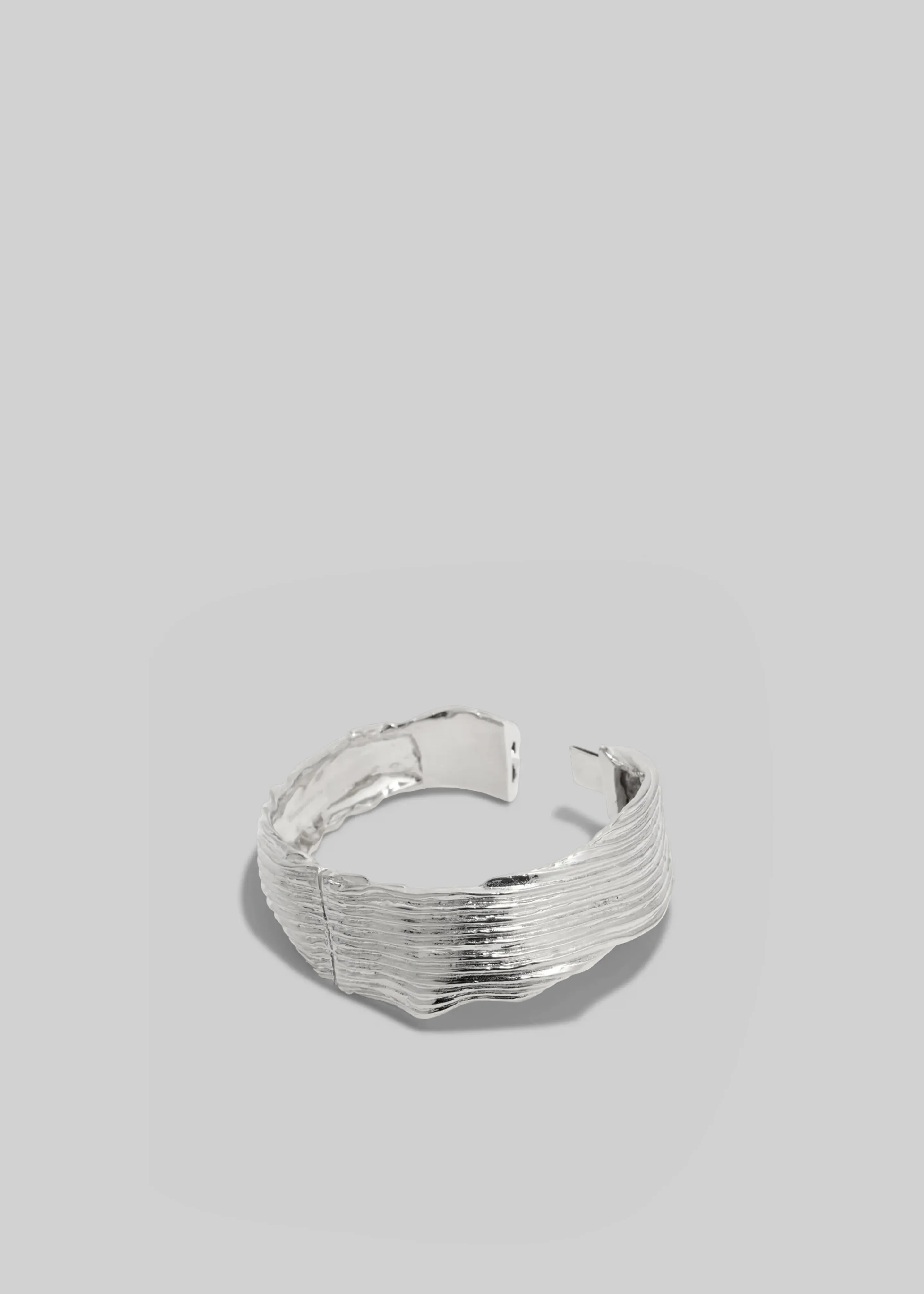 Completedworks Pleated Cuff - Silver sold by Frankie Shop