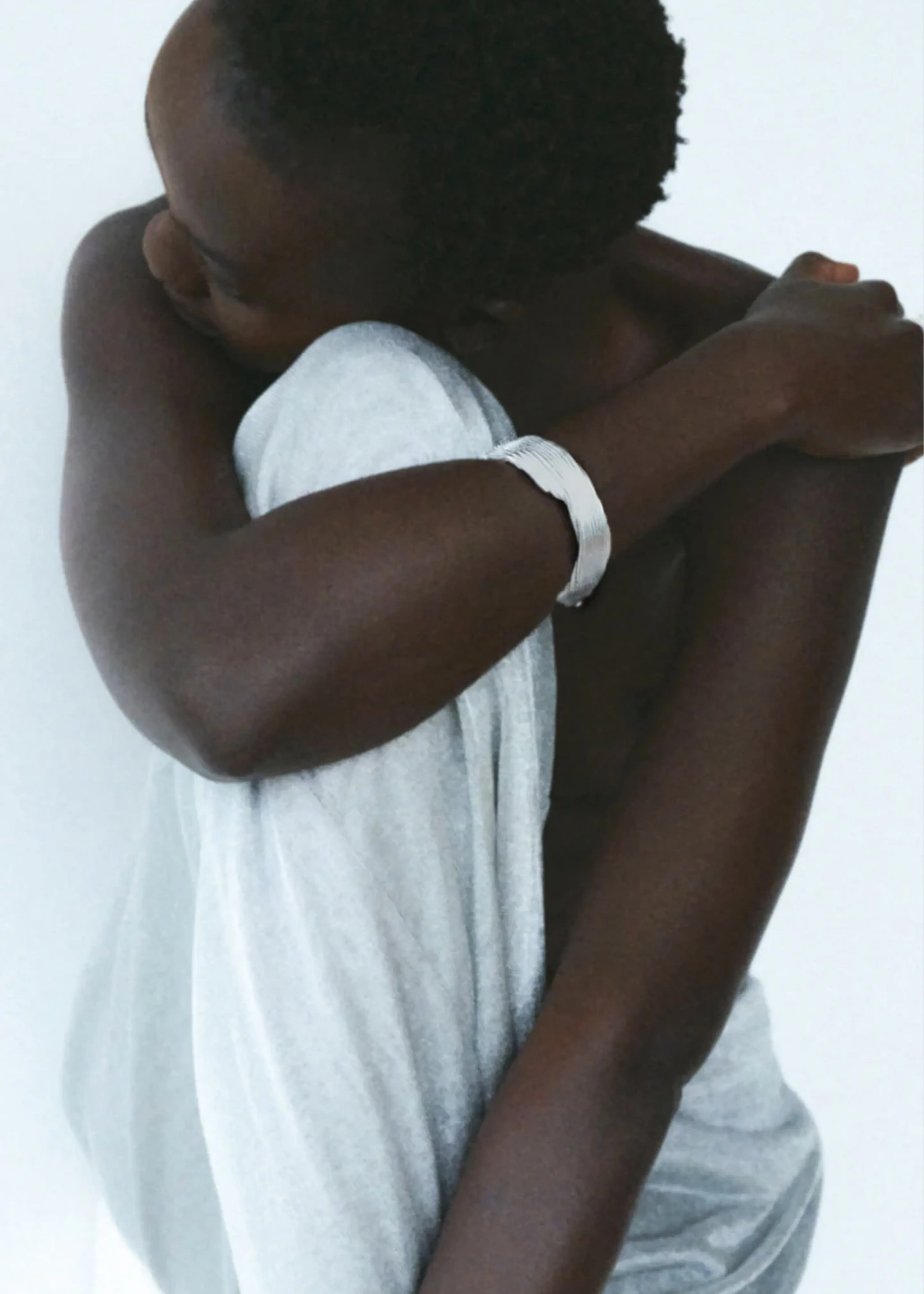 Completedworks Pleated Cuff - Silver sold by Frankie Shop product image thumbnail 2