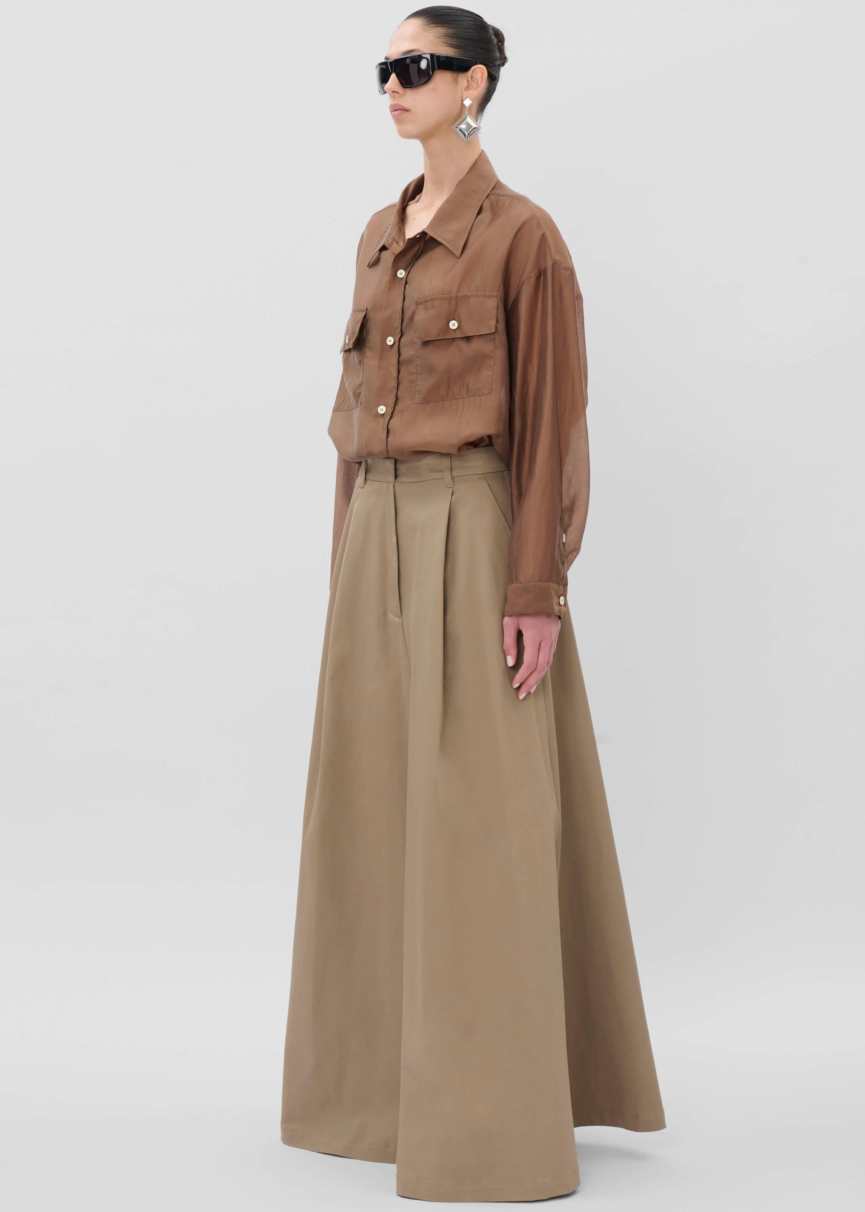TheLatest Daisy Skirt - Cognac sold by Frankie Shop product image thumbnail 4