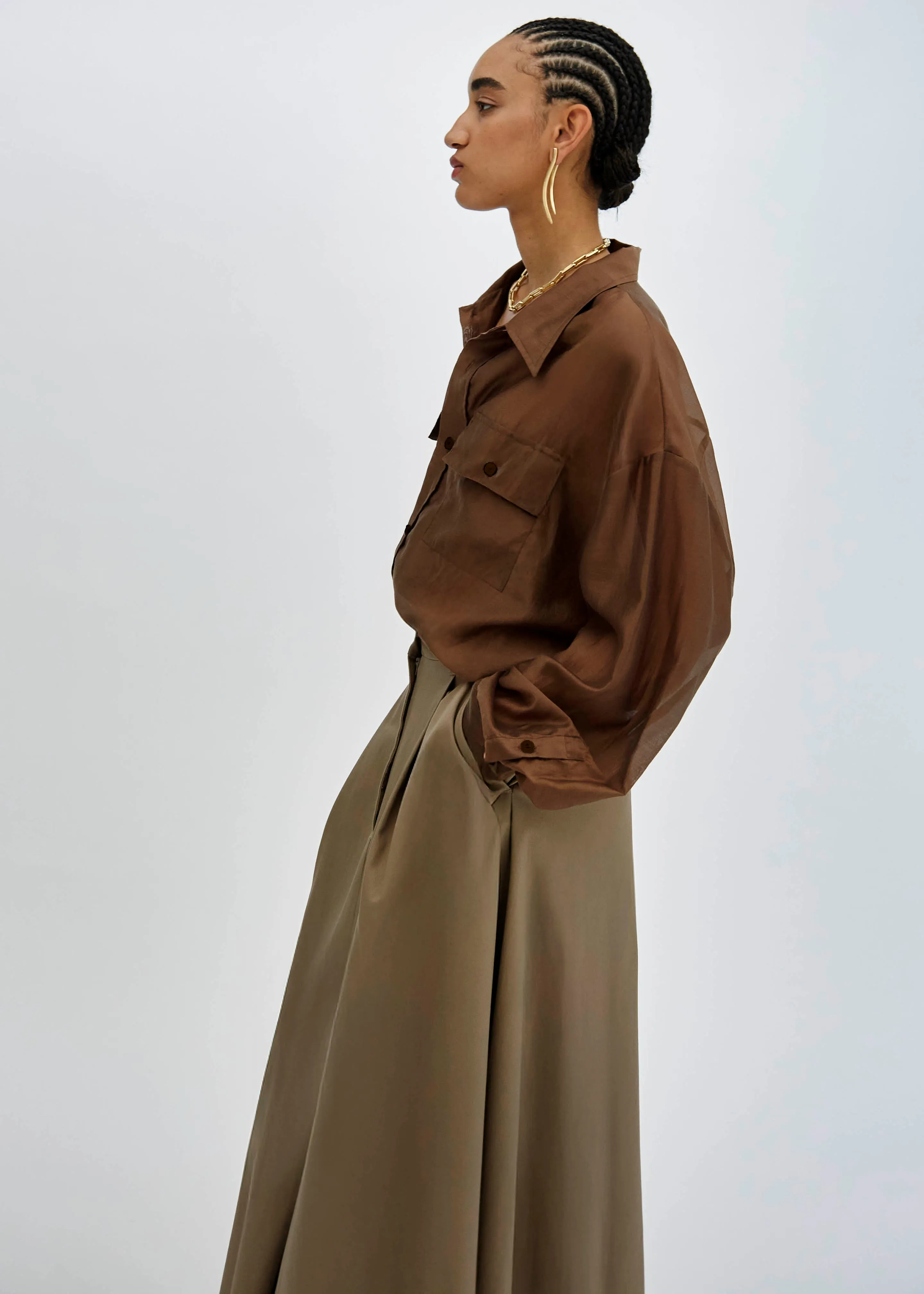 TheLatest Daisy Skirt - Cognac sold by Frankie Shop product image thumbnail 2