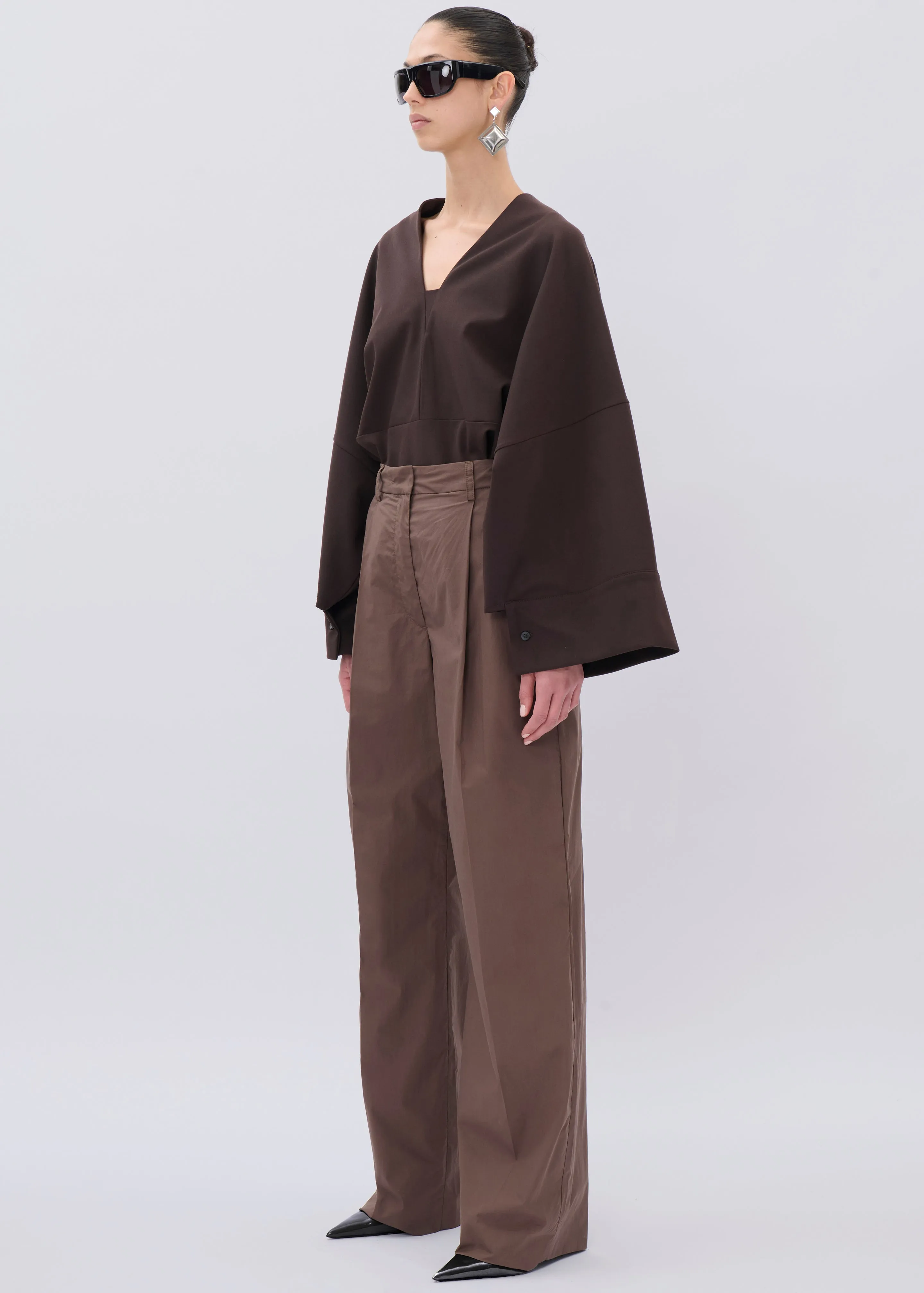 TheLatest Axel Pants - Brown sold by Frankie Shop product image thumbnail 3