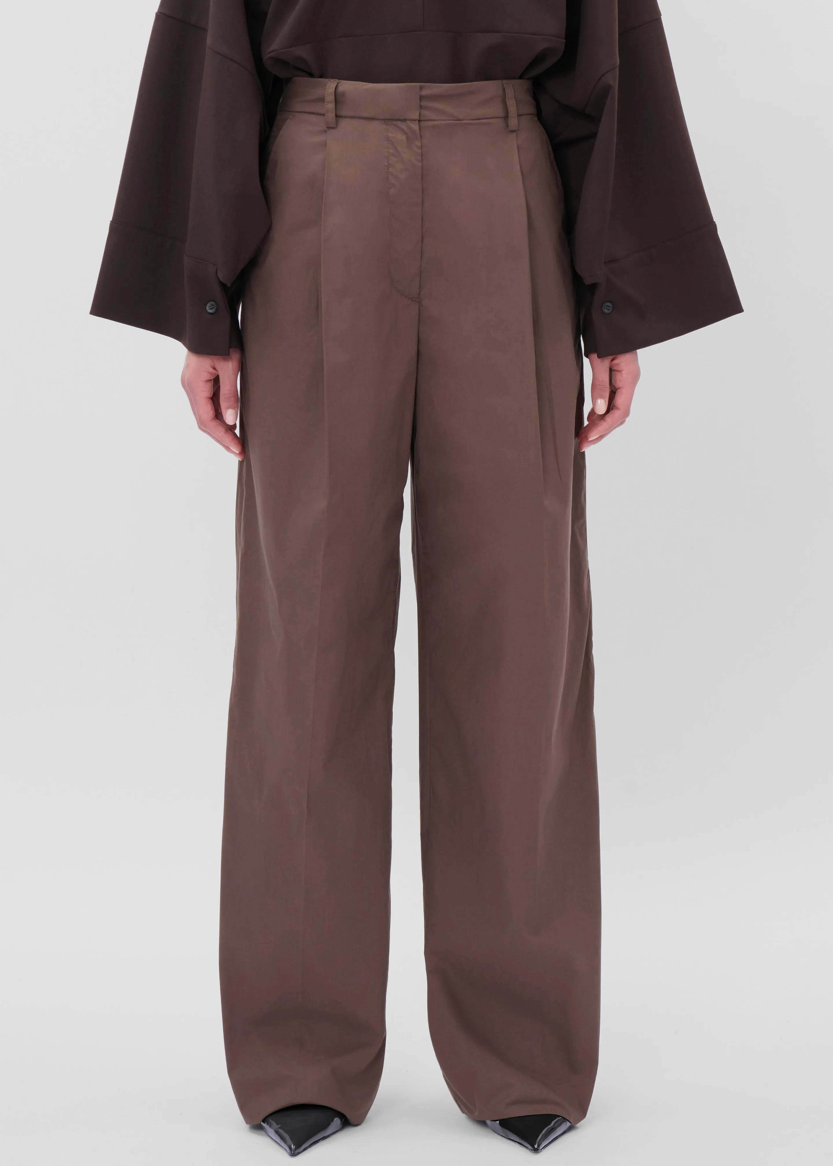 TheLatest Axel Pants - Brown sold by Frankie Shop product image thumbnail 2