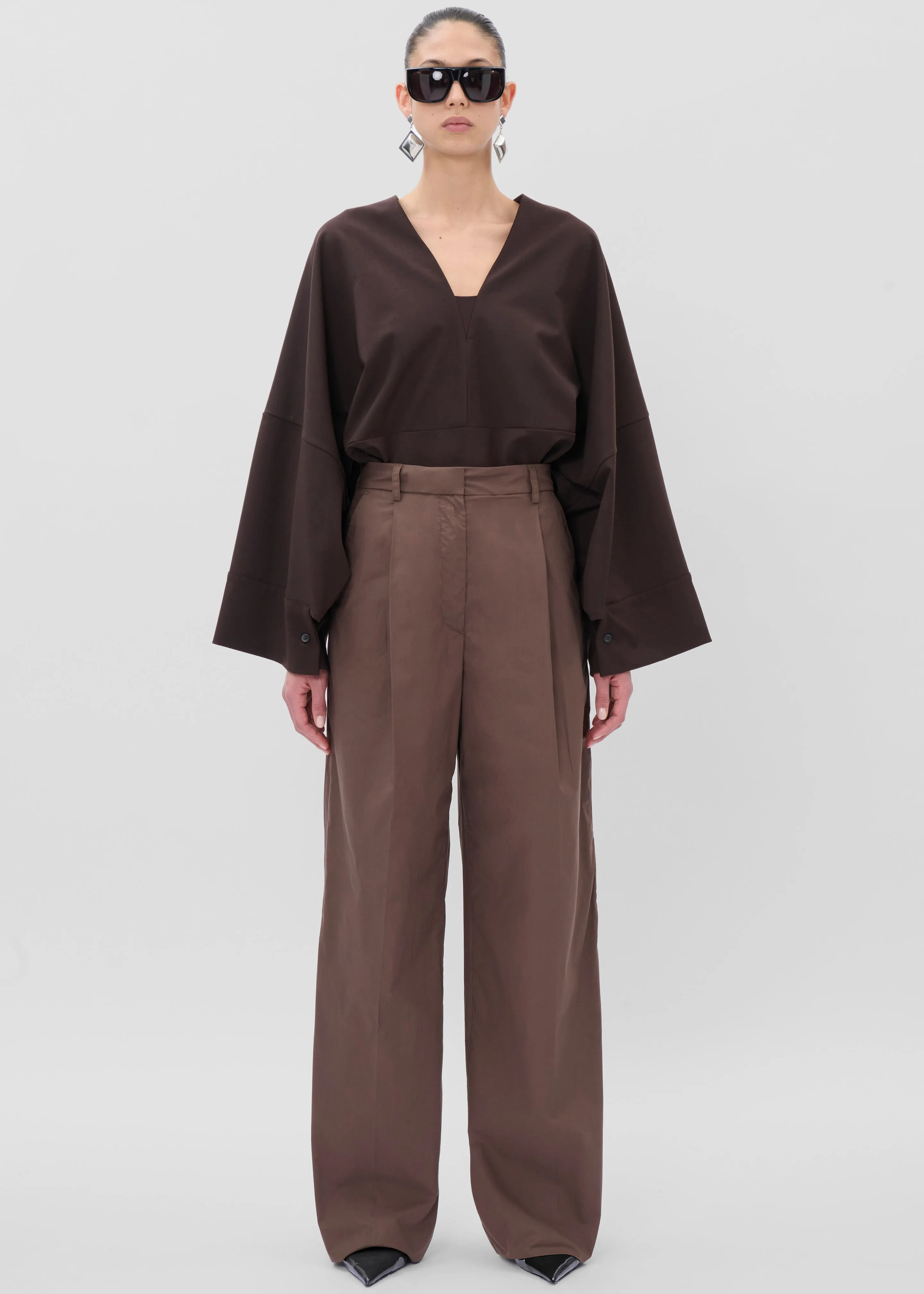 TheLatest Axel Pants - Brown sold by Frankie Shop