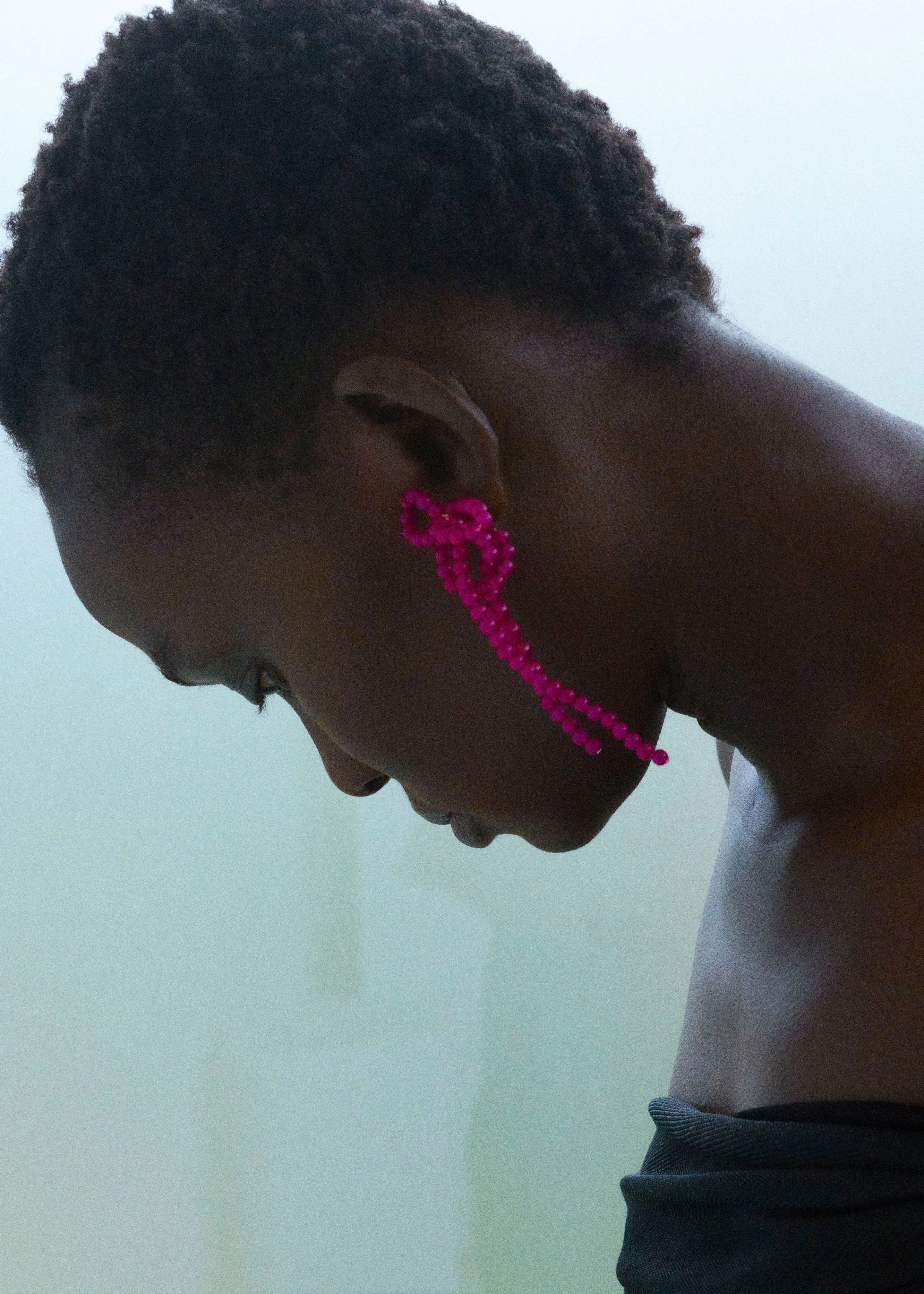 Completedworks Chalcedony Beaded Drop Earrings - Pink sold by Frankie Shop product image thumbnail 3