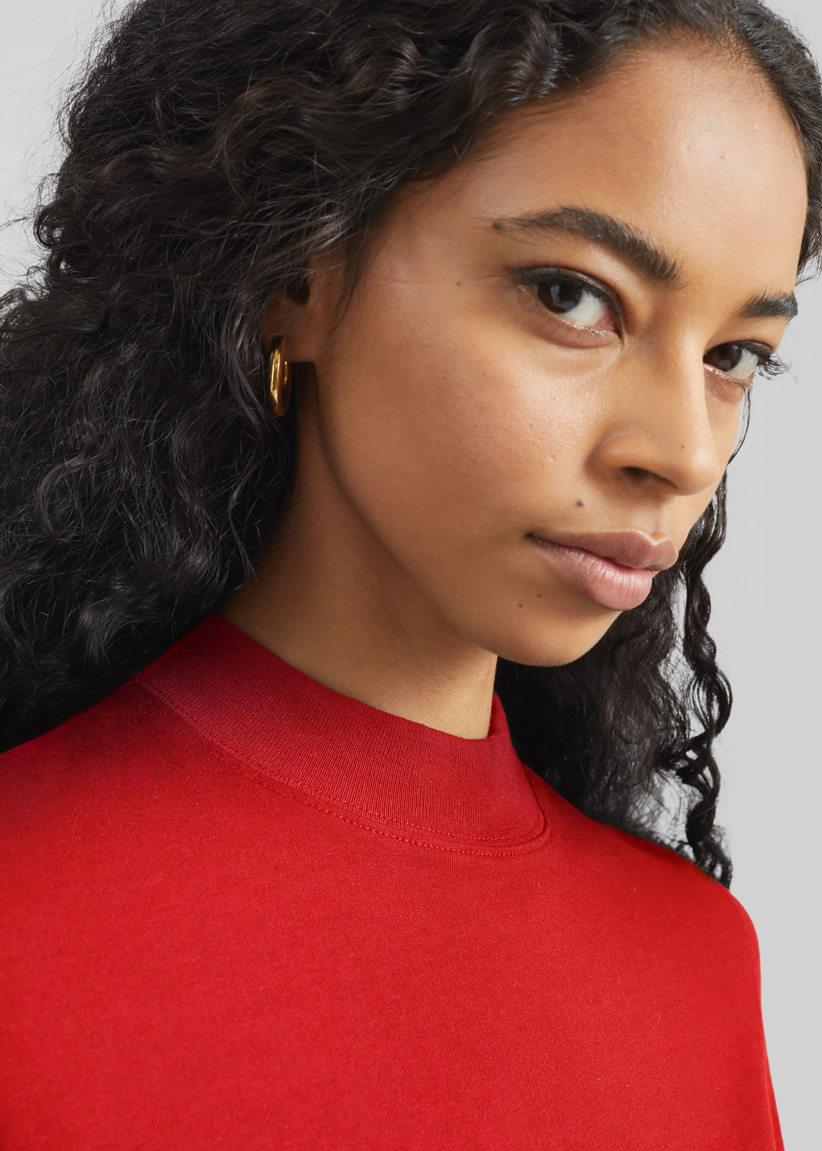 Malo T-Shirt Dress - Red sold by Frankie Shop product image thumbnail 5