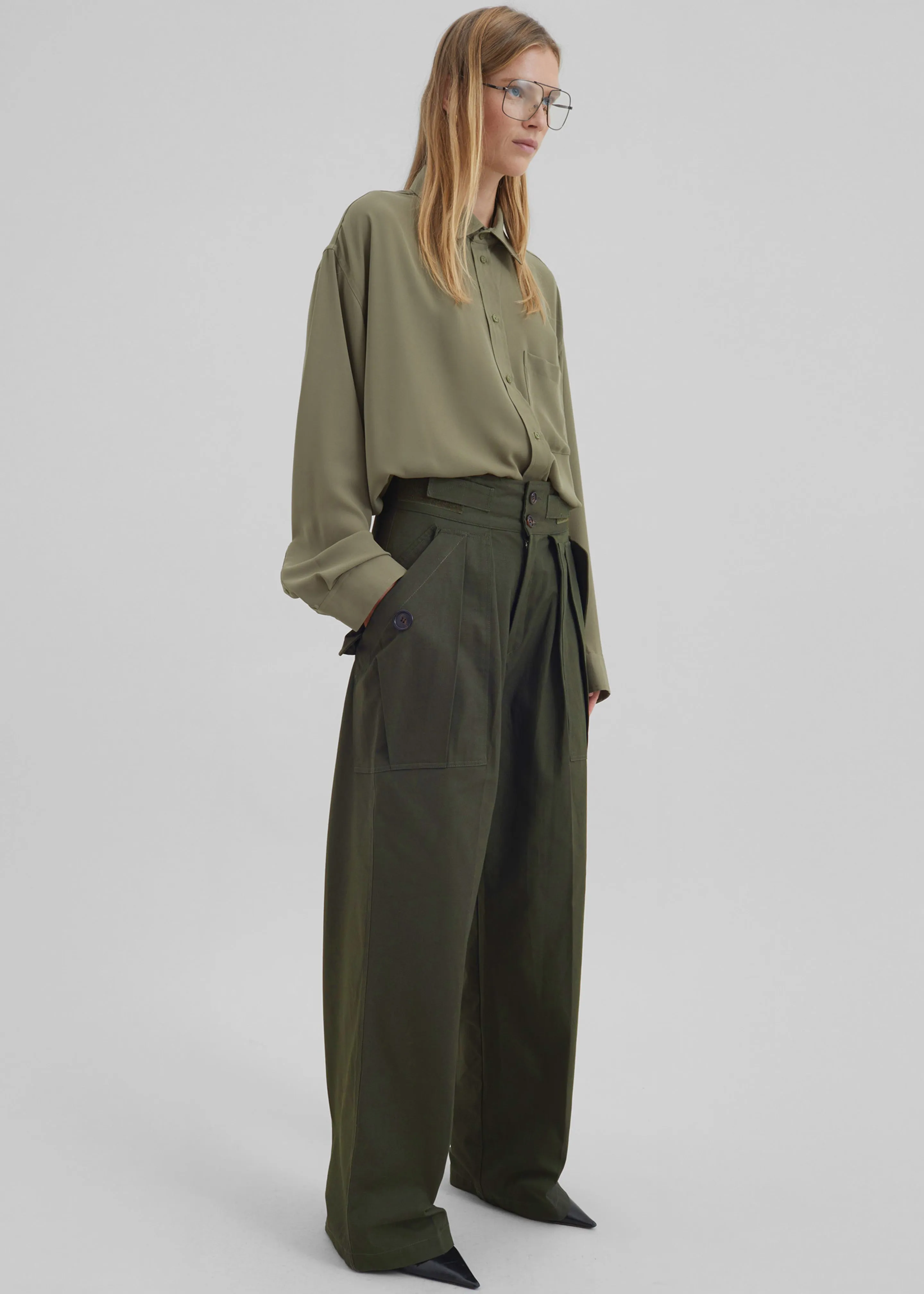Tova Cargo Pants - Deep Green sold by Frankie Shop product image thumbnail 4
