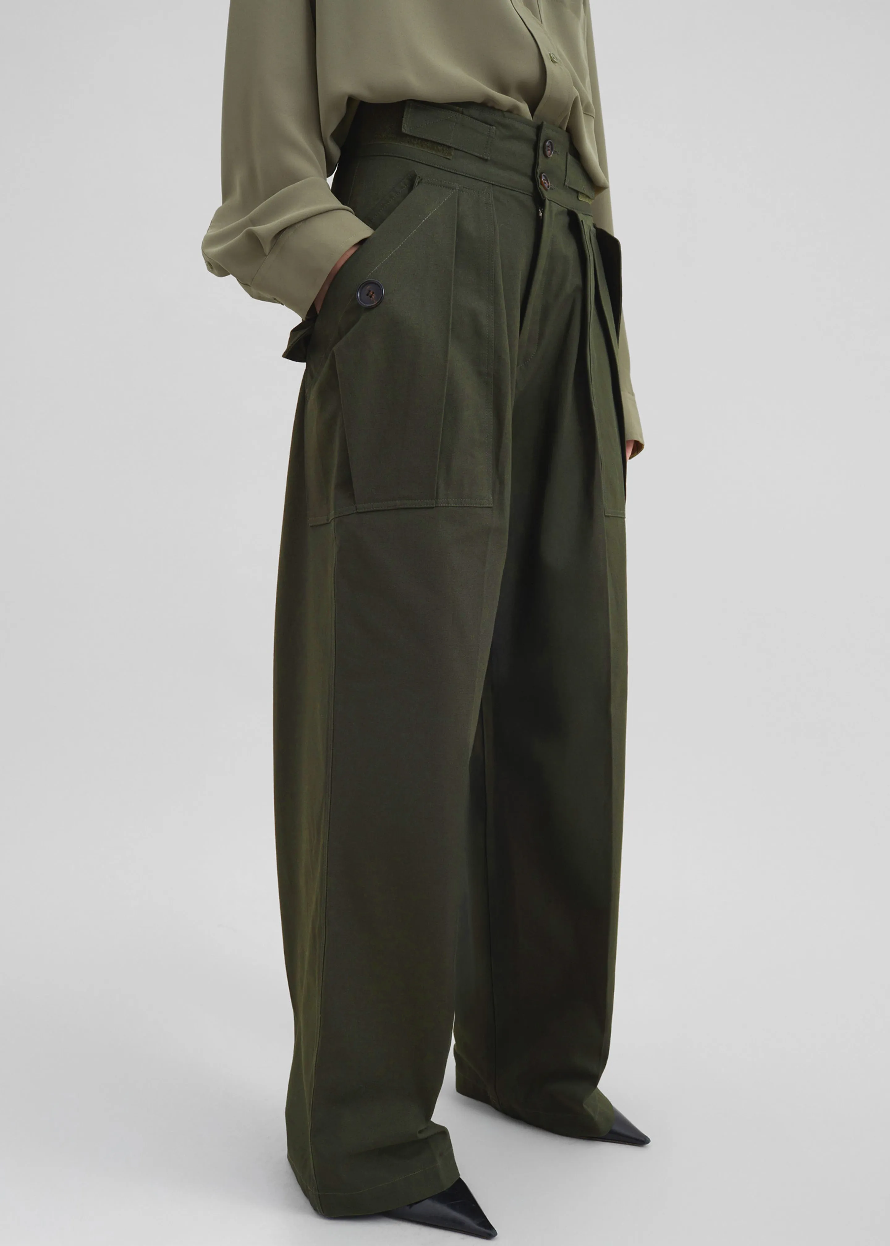 Tova Cargo Pants - Deep Green sold by Frankie Shop product image thumbnail 2