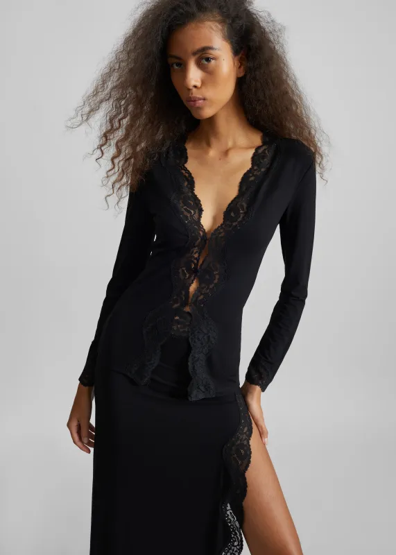 Beaufille Bruna Blouse - Black made by Beaufille