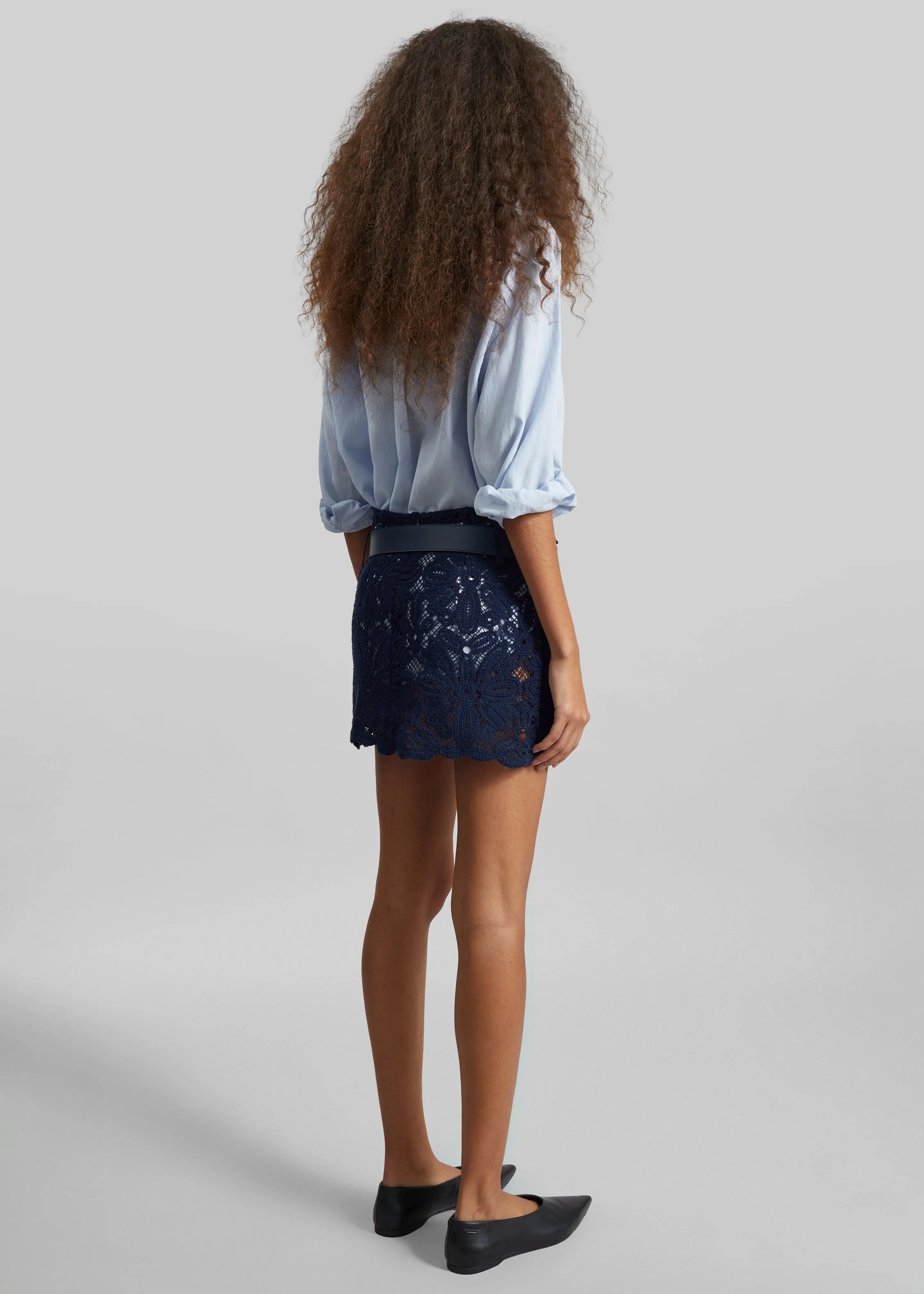 Beaufille Ella Mini Skirt - Midnight Blue sold by Frankie Shop product image thumbnail 5