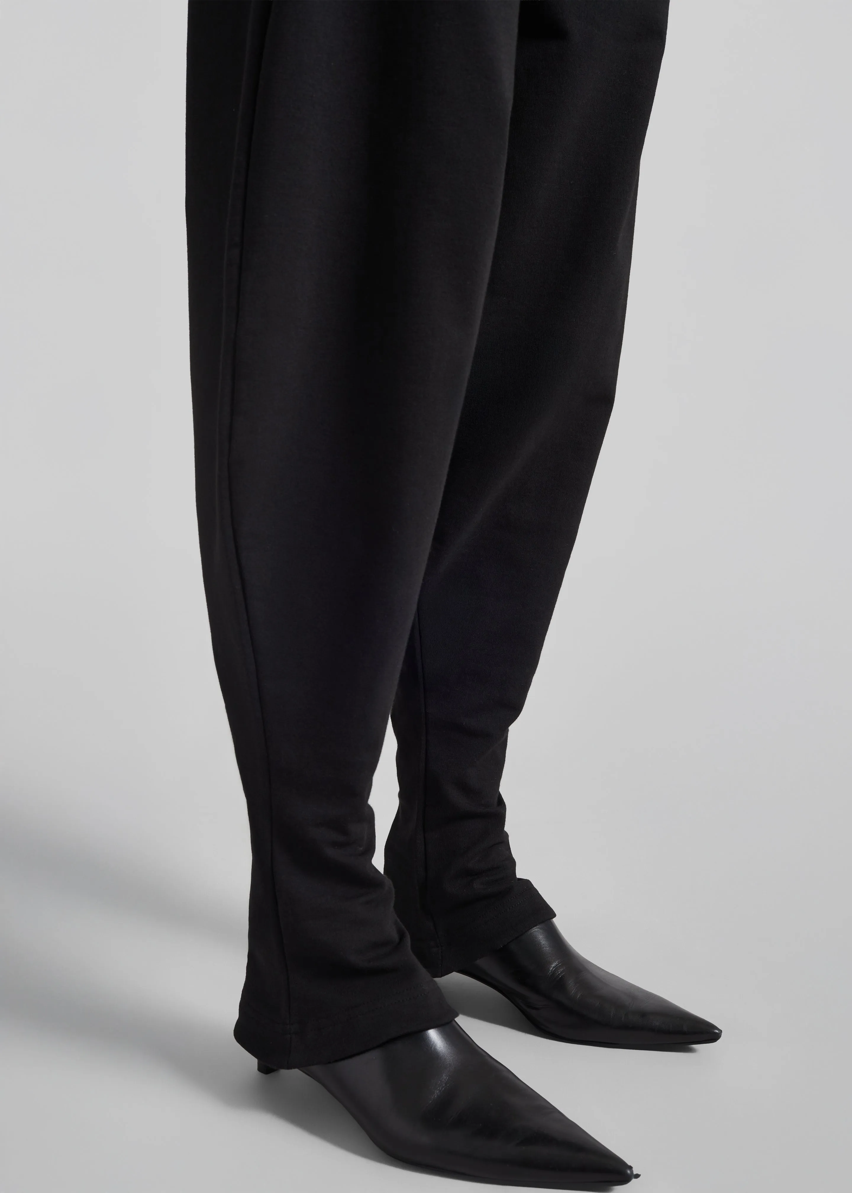Bercy Curved Jersey Joggers - Black sold by Frankie Shop product image thumbnail 4