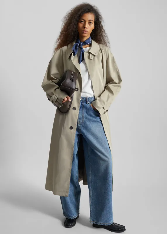 Berlare Trench Coat - Beige made by Frankie Shop