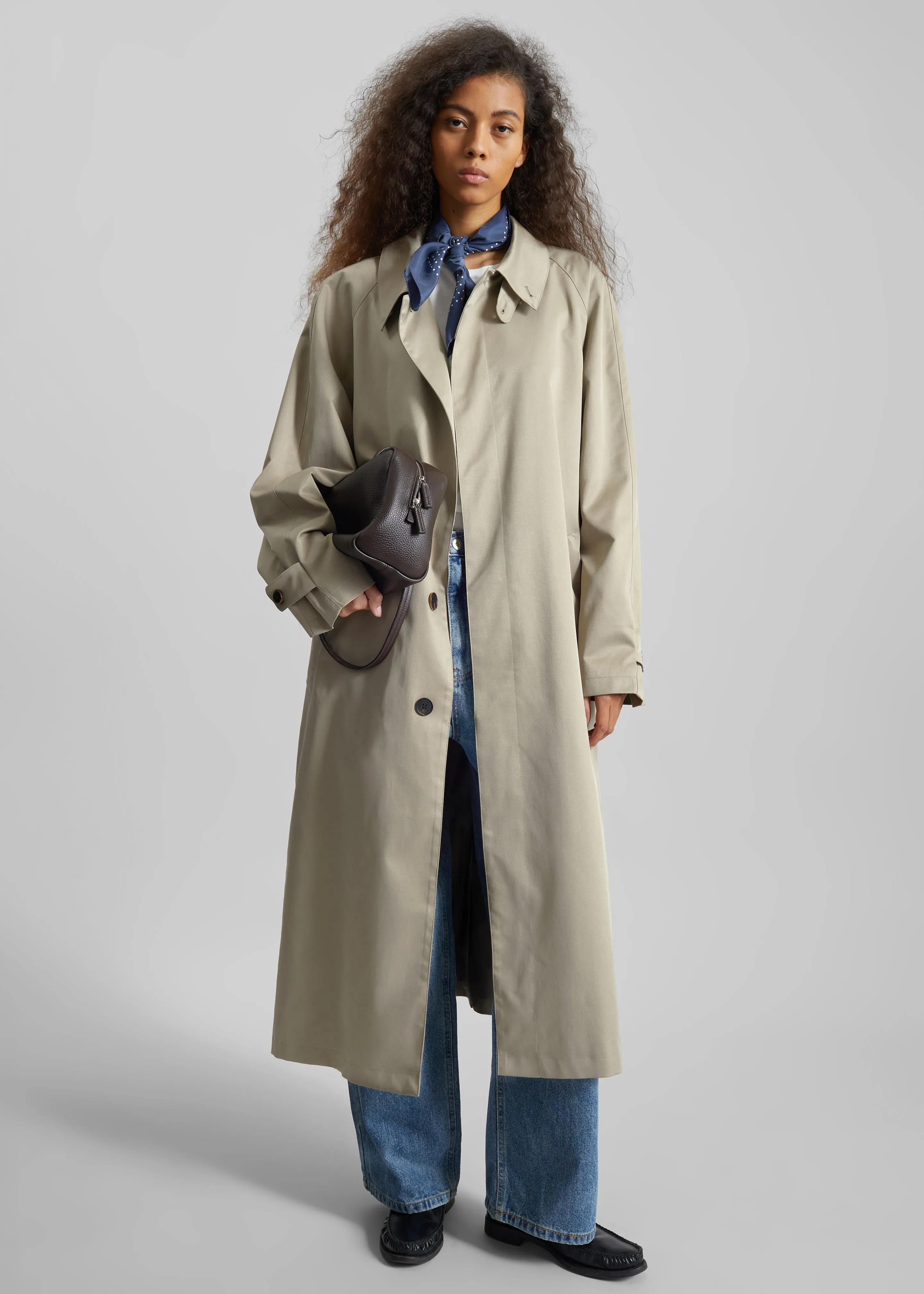 Berlare Trench Coat - Beige sold by Frankie Shop product image thumbnail 3