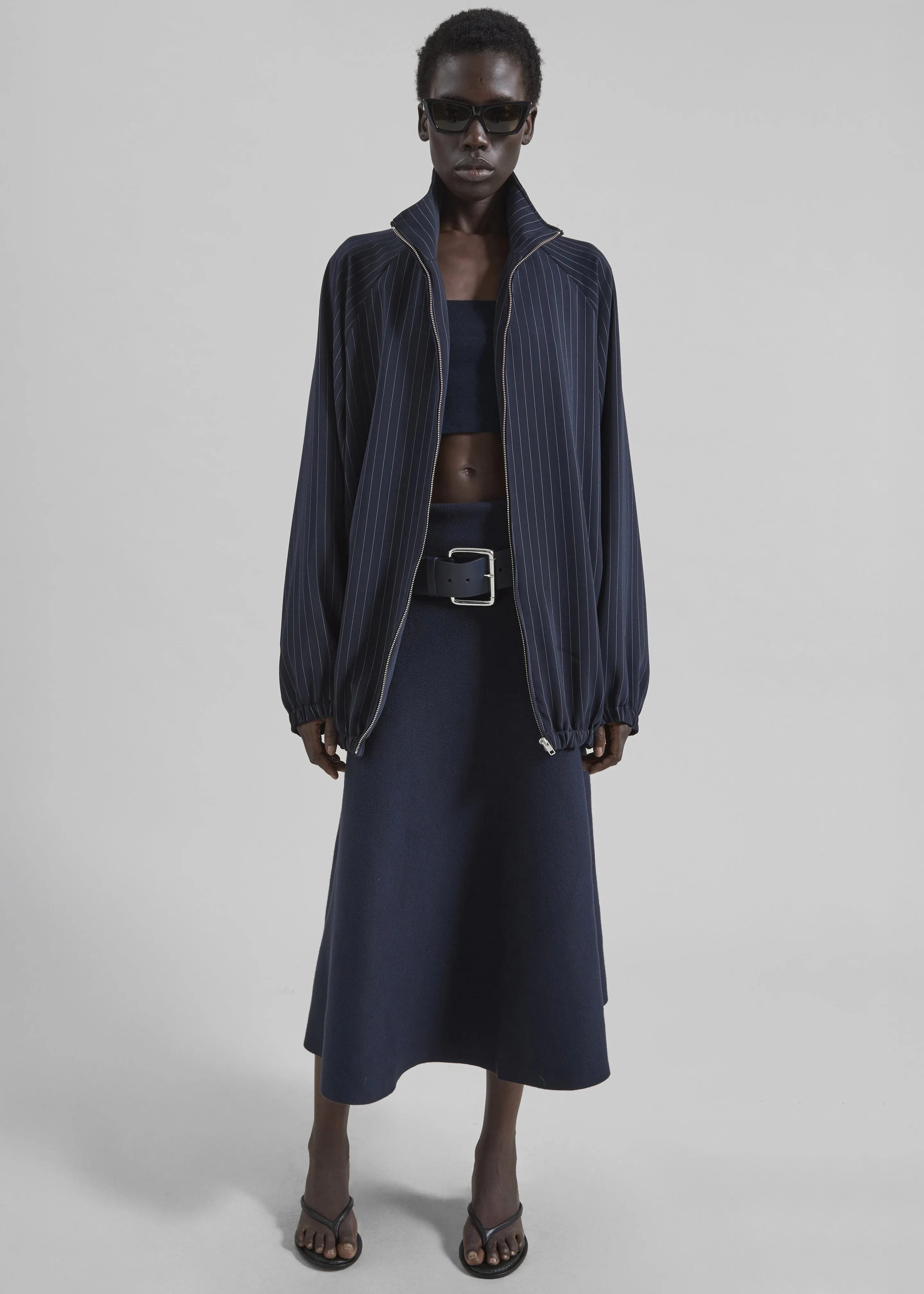 Elsie Knit Tube Top - Navy sold by Frankie Shop product image thumbnail 2