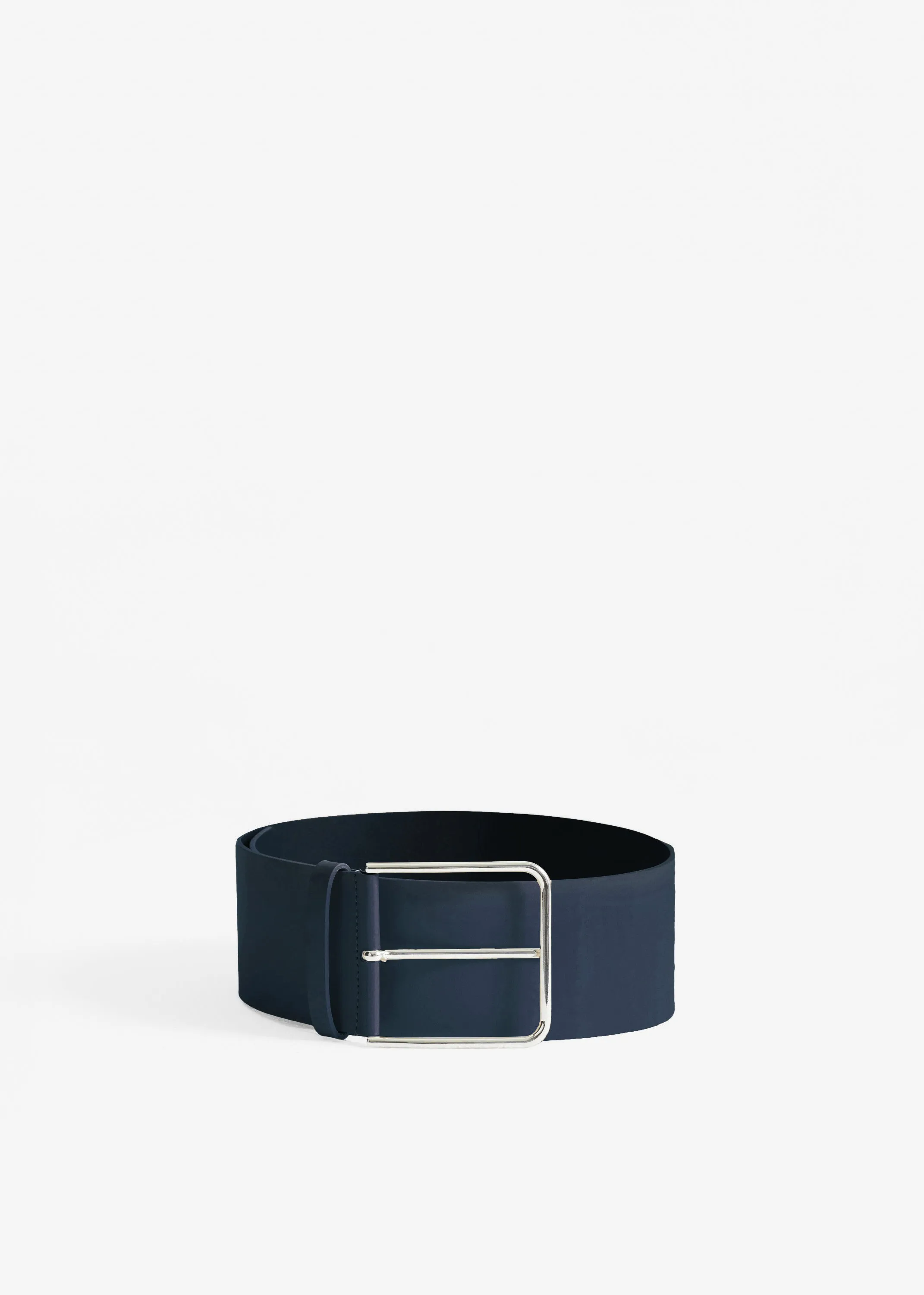 Calan Leather Wide Belt - Navy sold by Frankie Shop product image thumbnail 5