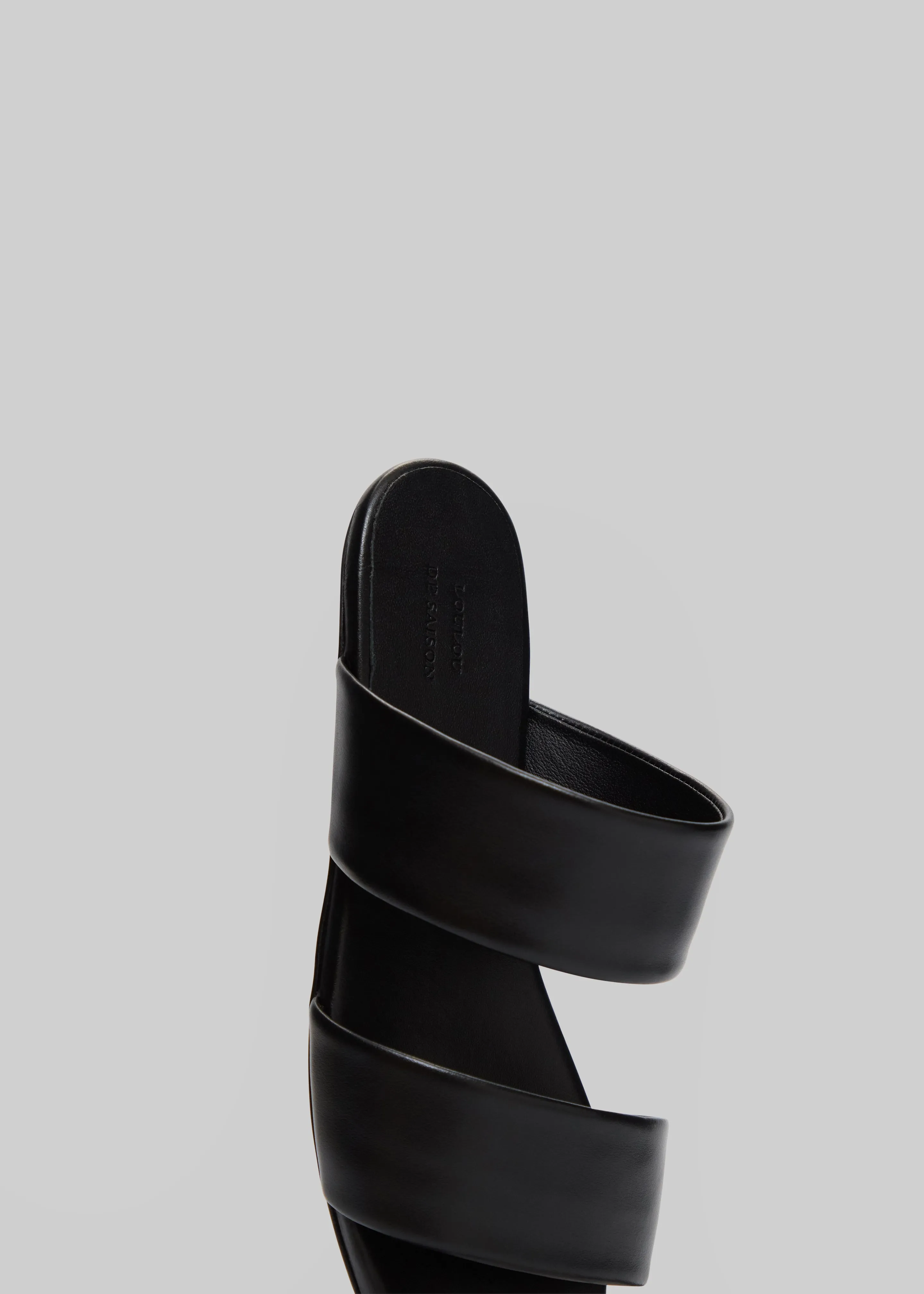 Loulou de Saison Kairo Flat Slide Sandals - Black sold by Frankie Shop product image thumbnail 5