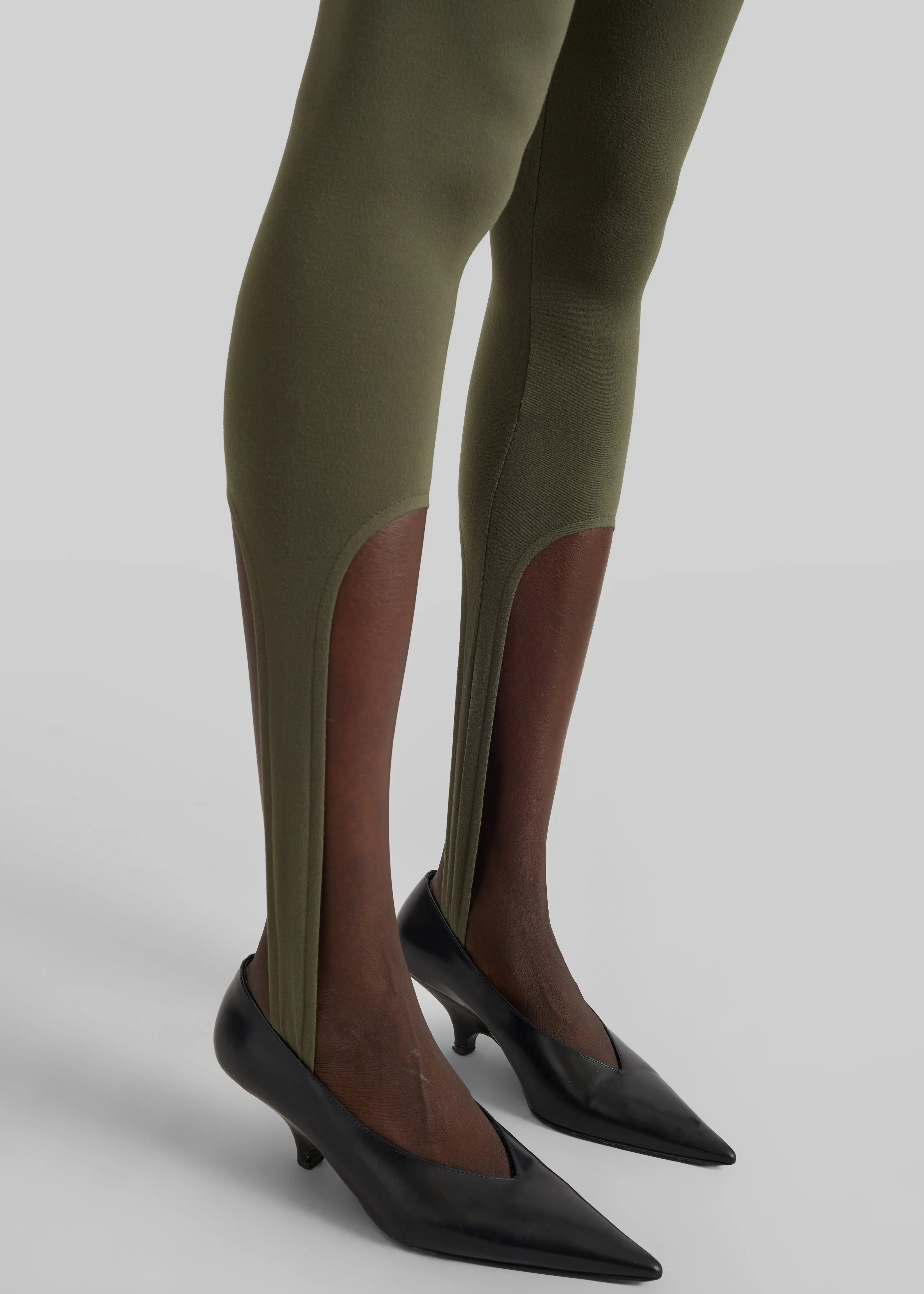 Twilla Stirrup Leggings - Olive sold by Frankie Shop product image thumbnail 4