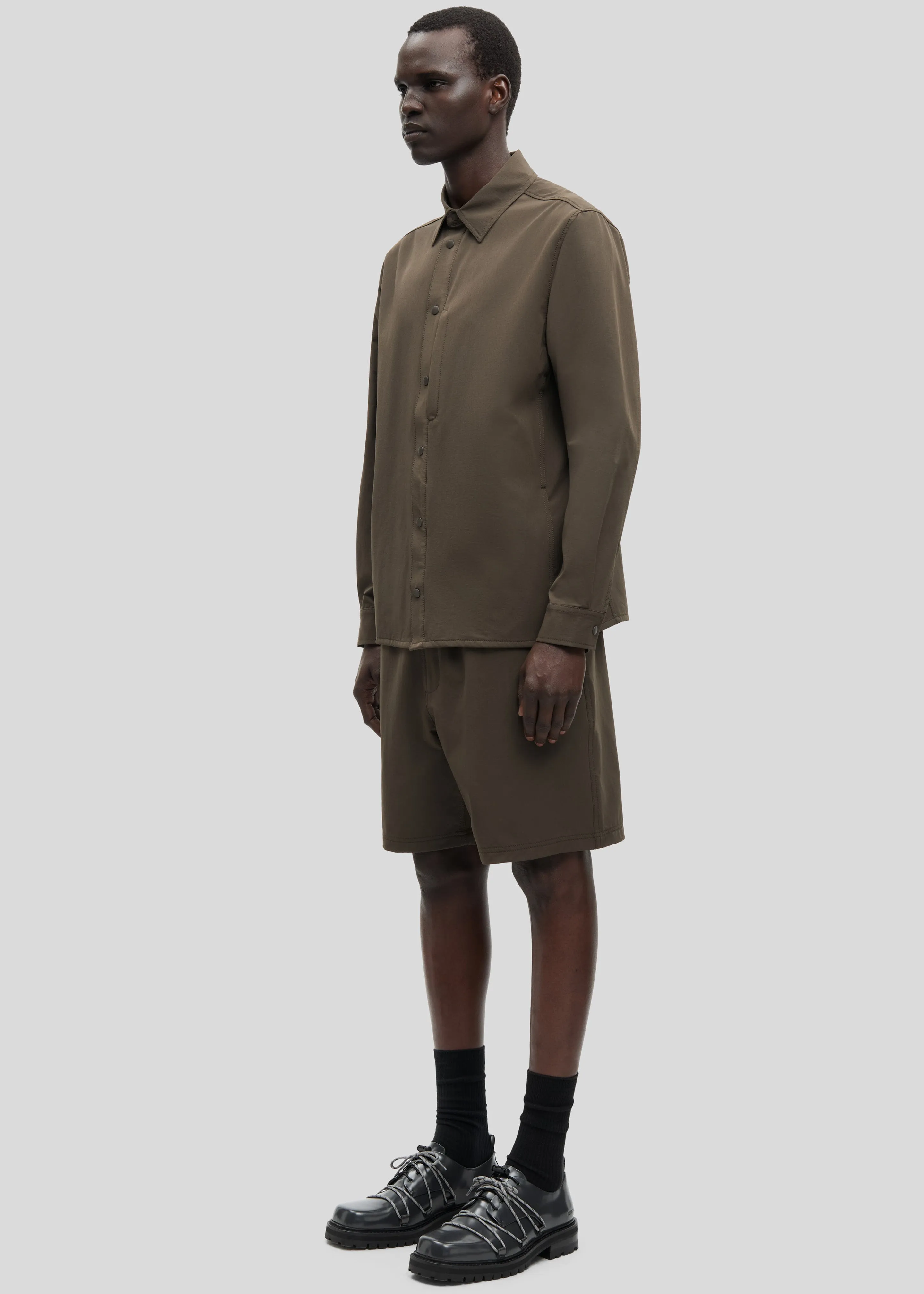 Samsøe Samsøe Sahammel X Shorts - Black Olive sold by Frankie Shop product image thumbnail 3