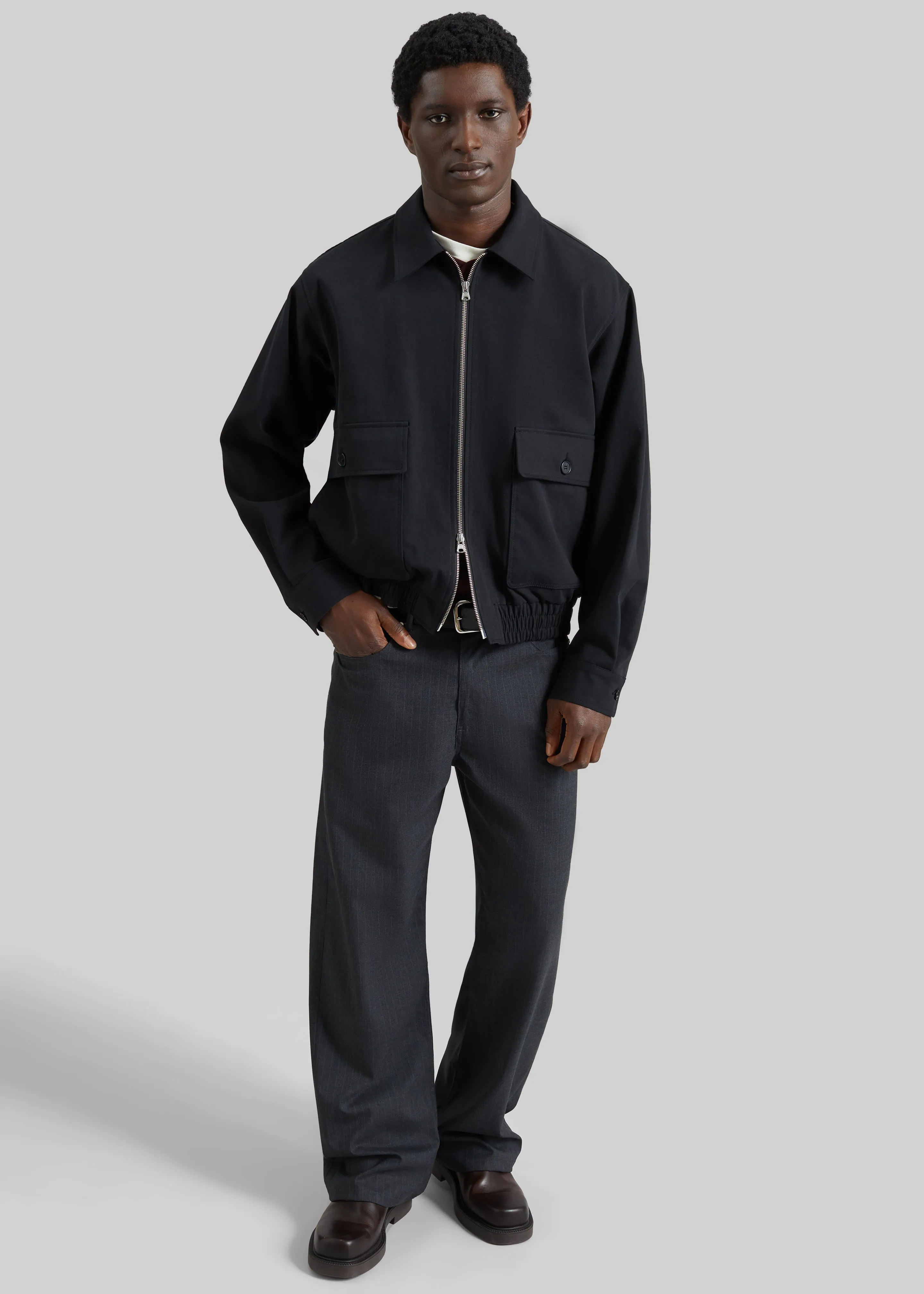 Mitchell Cotton Twill Jacket - Black sold by Frankie Shop product image thumbnail 2