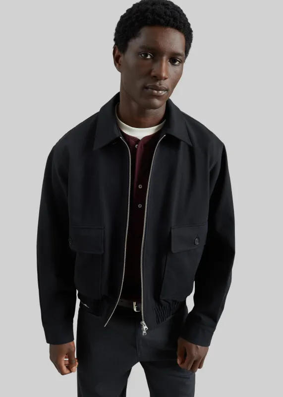 Mitchell Cotton Twill Jacket - Black made by Frankie Shop