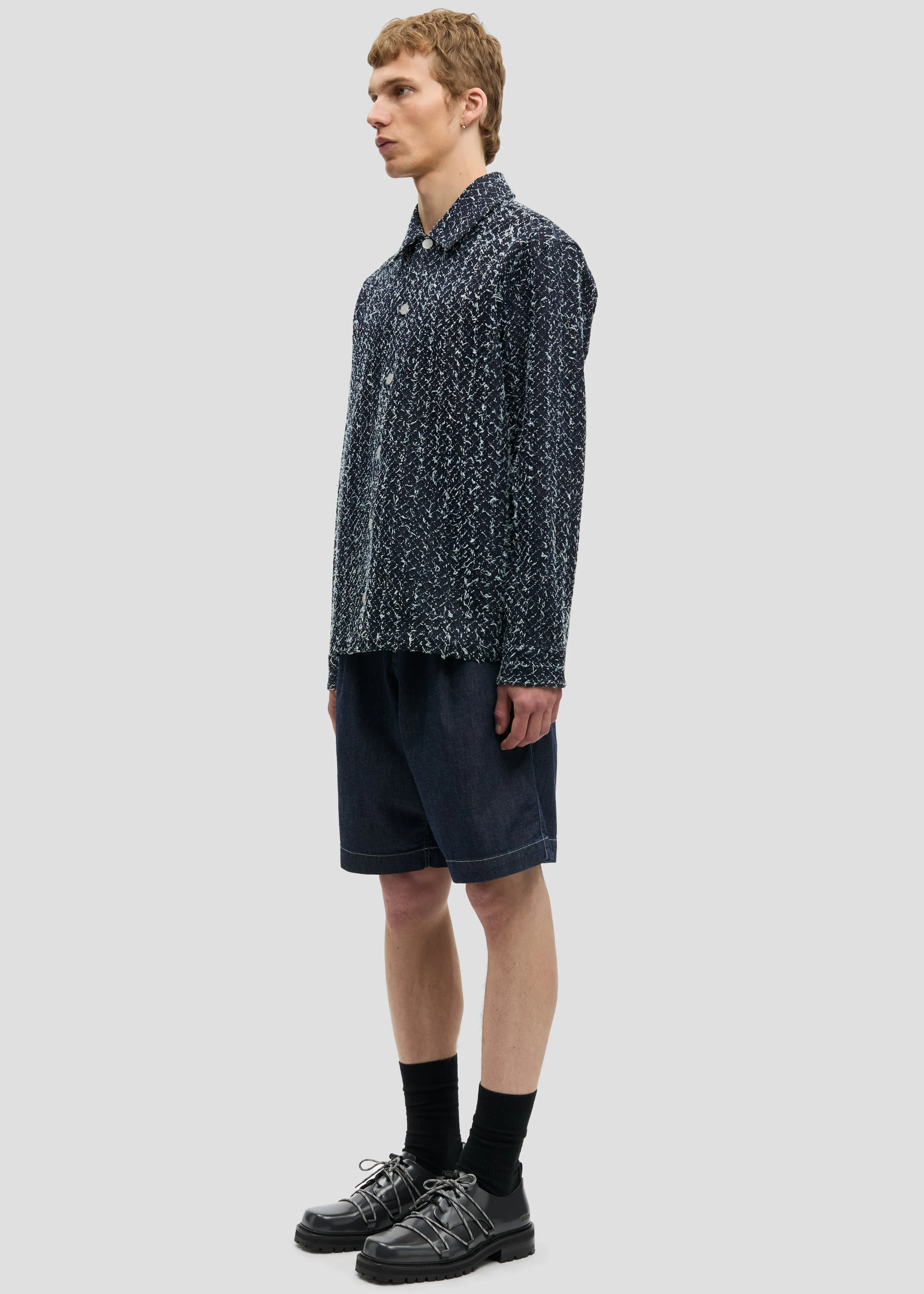 Samsøe Samsøe Sacastor X Overshirt - Indigo Floss sold by Frankie Shop product image thumbnail 3