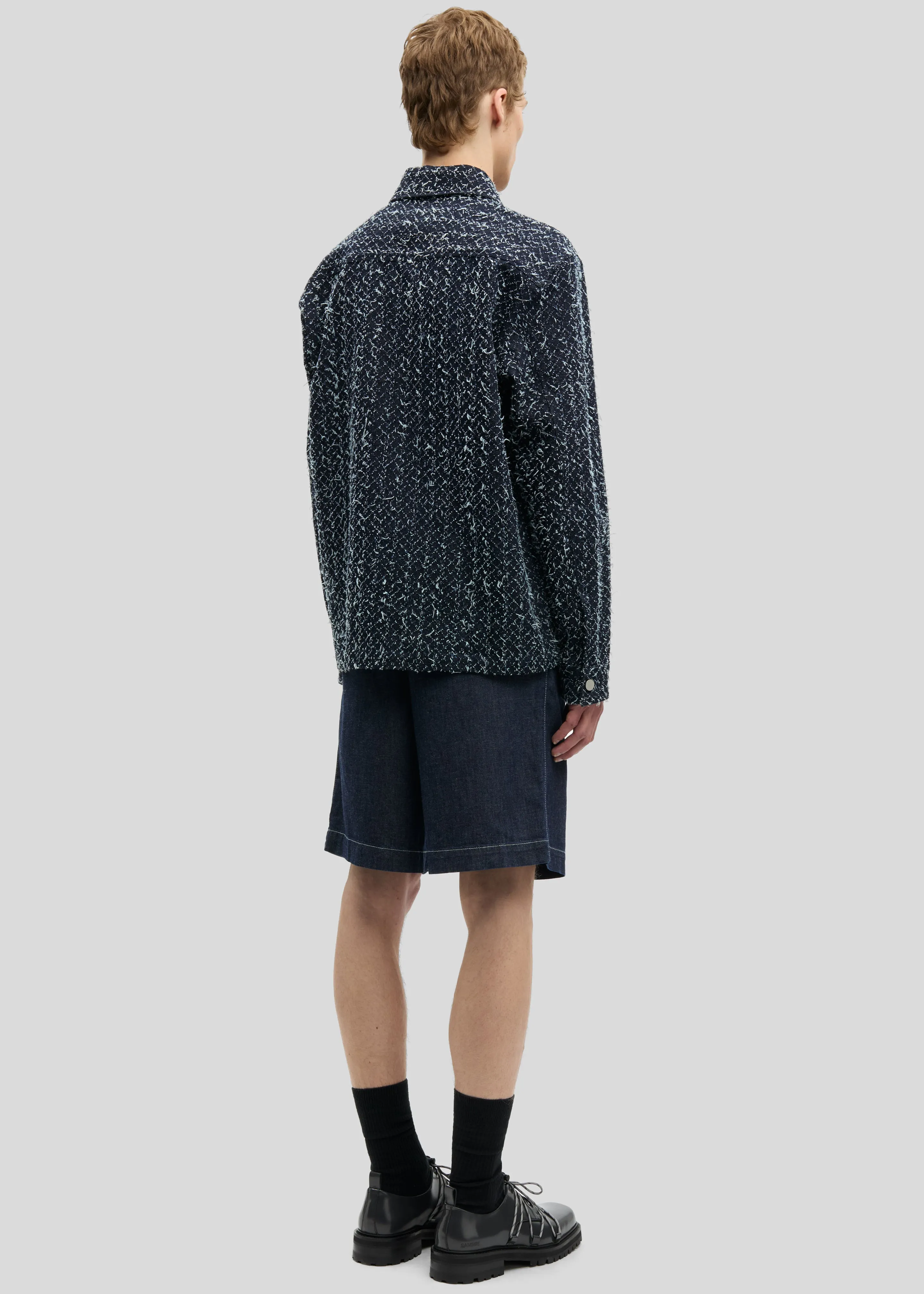 Samsøe Samsøe Sacastor X Overshirt - Indigo Floss sold by Frankie Shop product image thumbnail 5