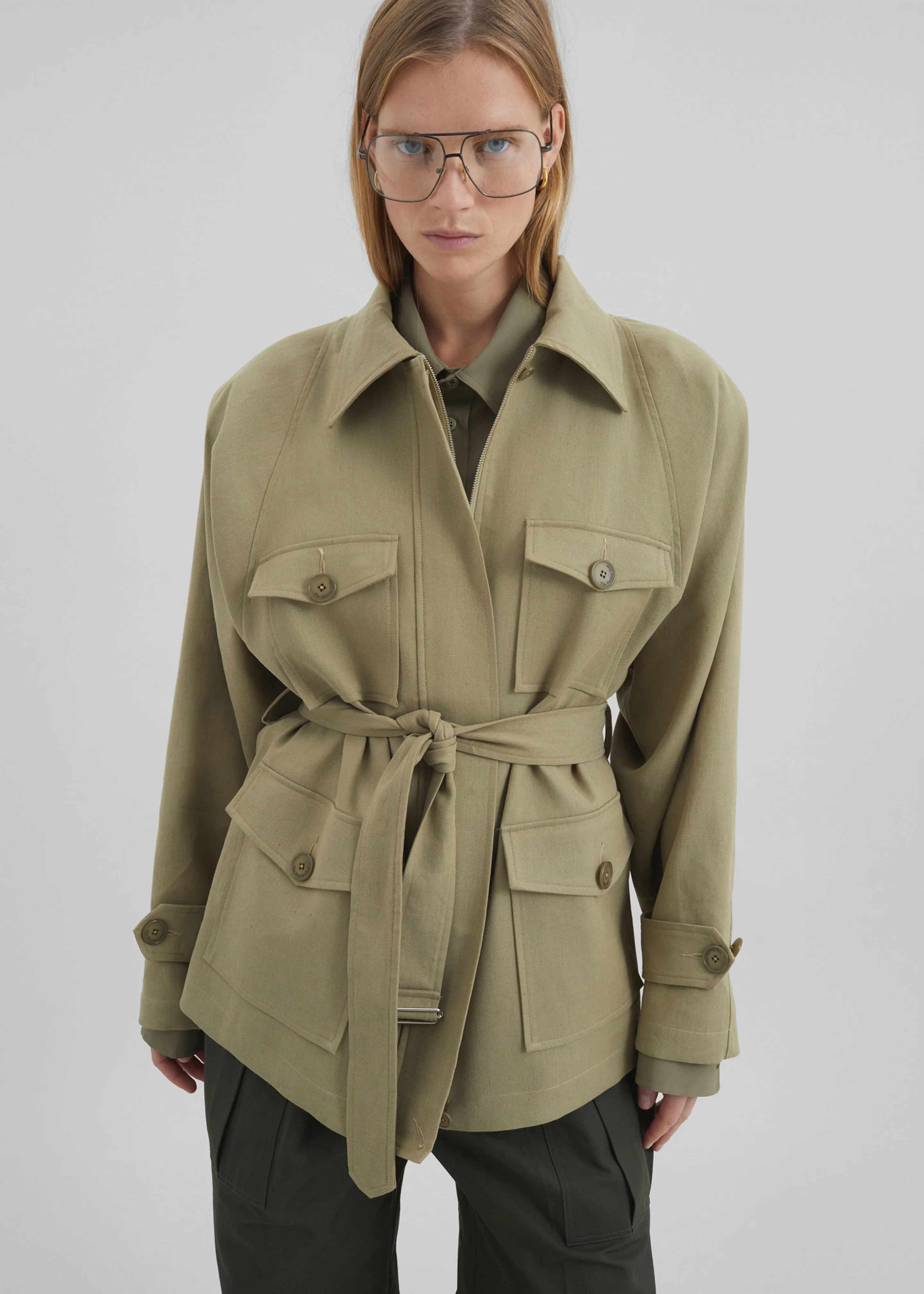Kelia Padded Utility Jacket - Sage sold by Frankie Shop product image thumbnail 5