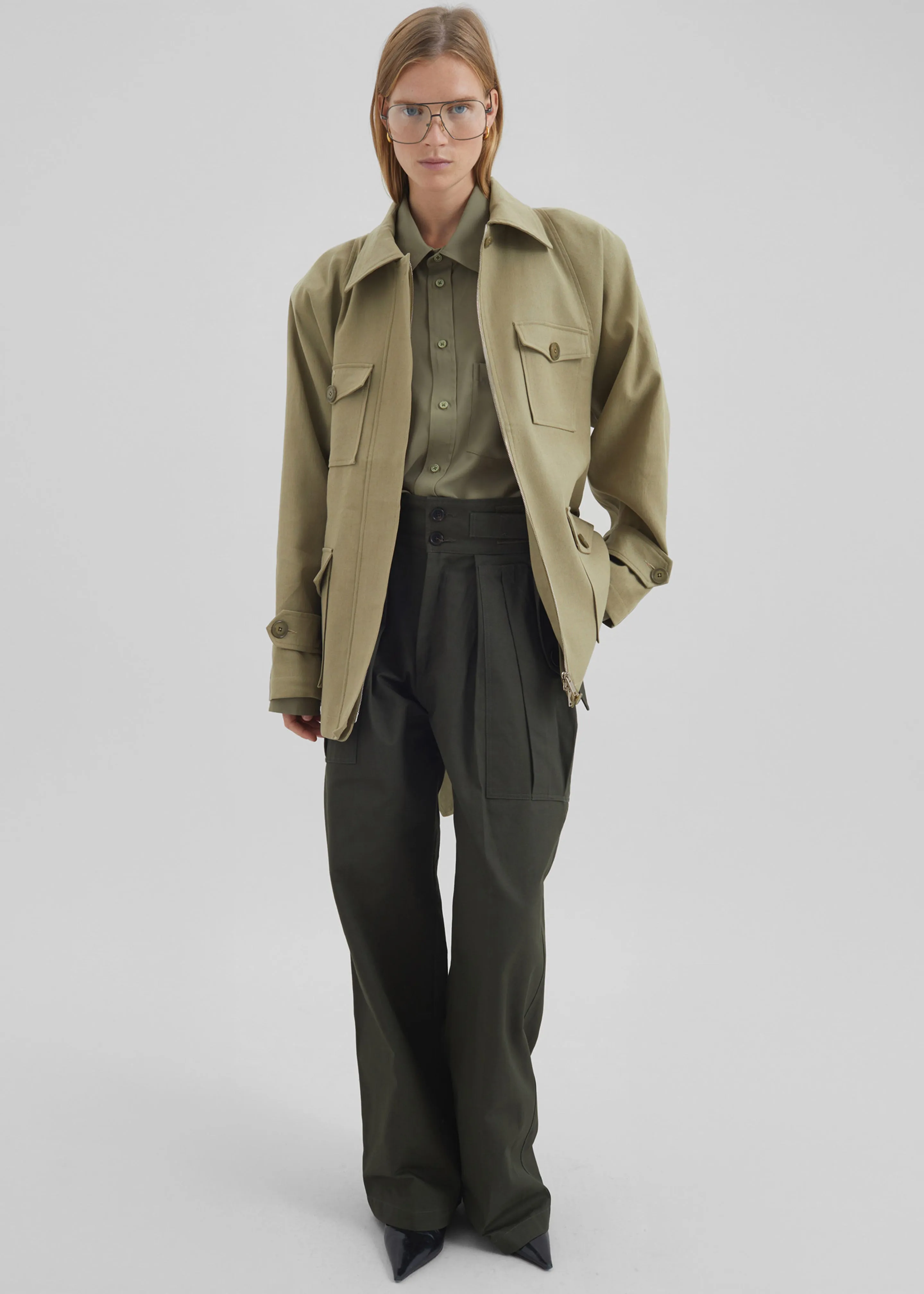 Kelia Padded Utility Jacket - Sage sold by Frankie Shop product image thumbnail 4