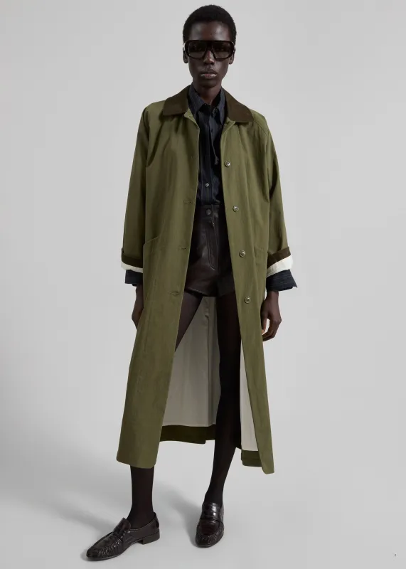 Crisnee Long Jacket - Olive made by Frankie Shop