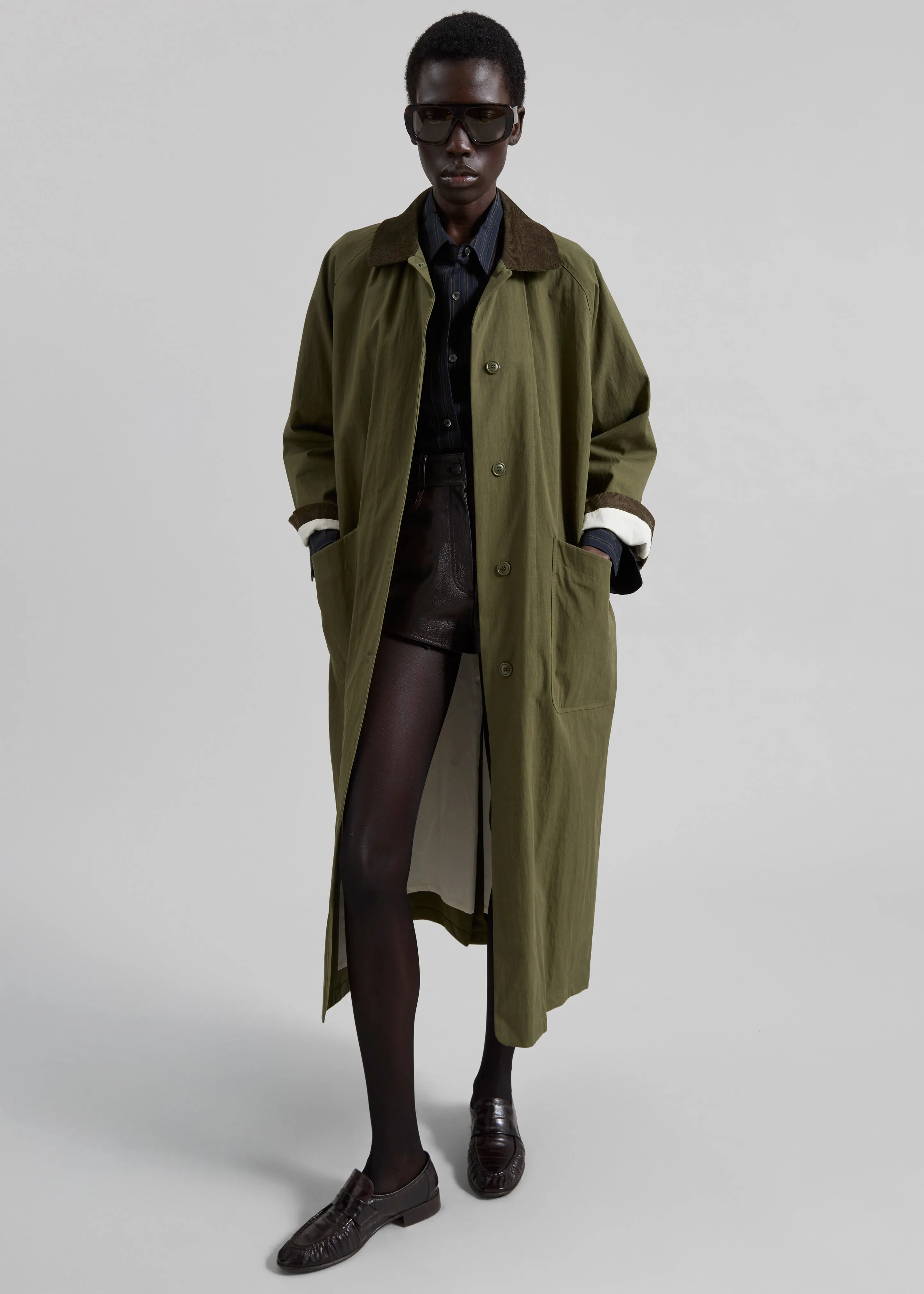 Crisnee Long Jacket - Olive sold by Frankie Shop product image thumbnail 5