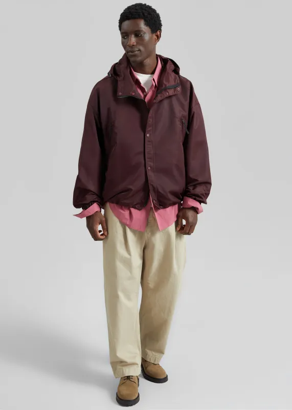 Banbury Windbreaker Jacket - Burgundy made by Frankie Shop