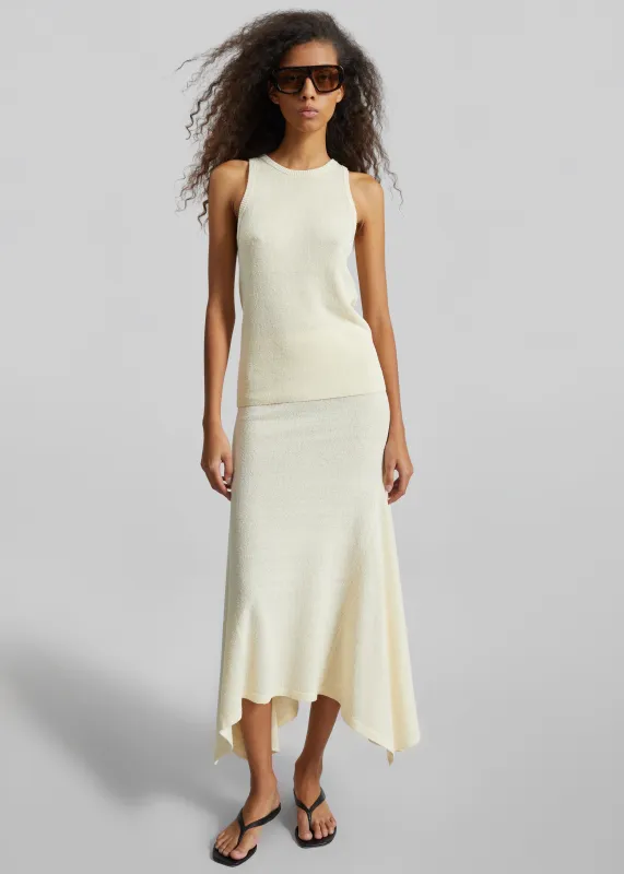 CO Knit Skirt - Cream made by CO