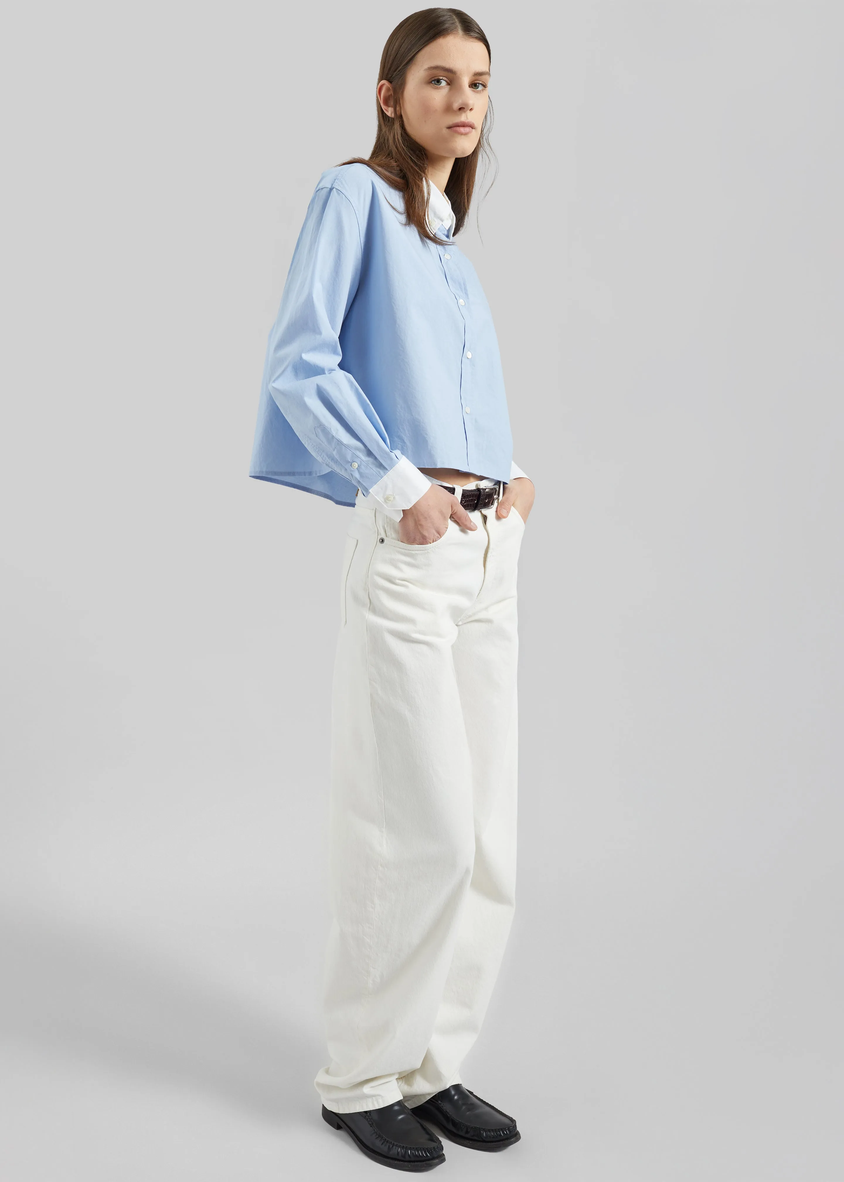 Haikure Bibi Twill Jeans - Off White sold by Frankie Shop product image thumbnail 5
