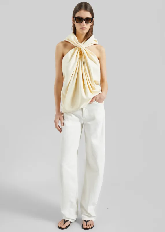 Haikure Bibi Twill Jeans - Off White made by Haikure