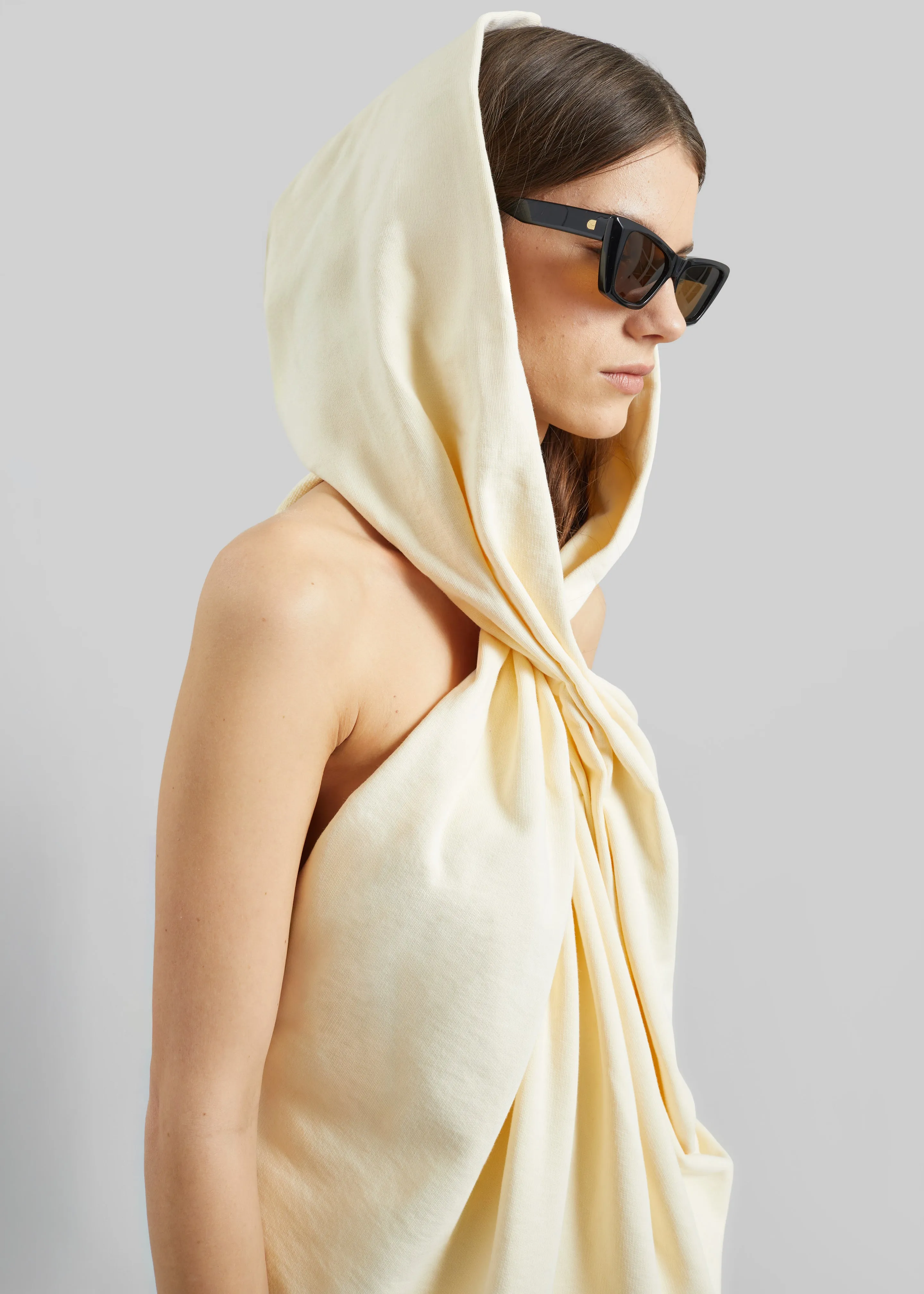 Christopher Esber Archie Hooded Top - Butter sold by Frankie Shop product image thumbnail 2