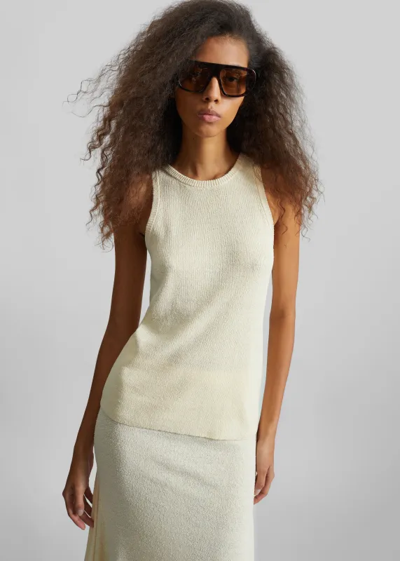 CO Racerback Tank - Cream made by CO