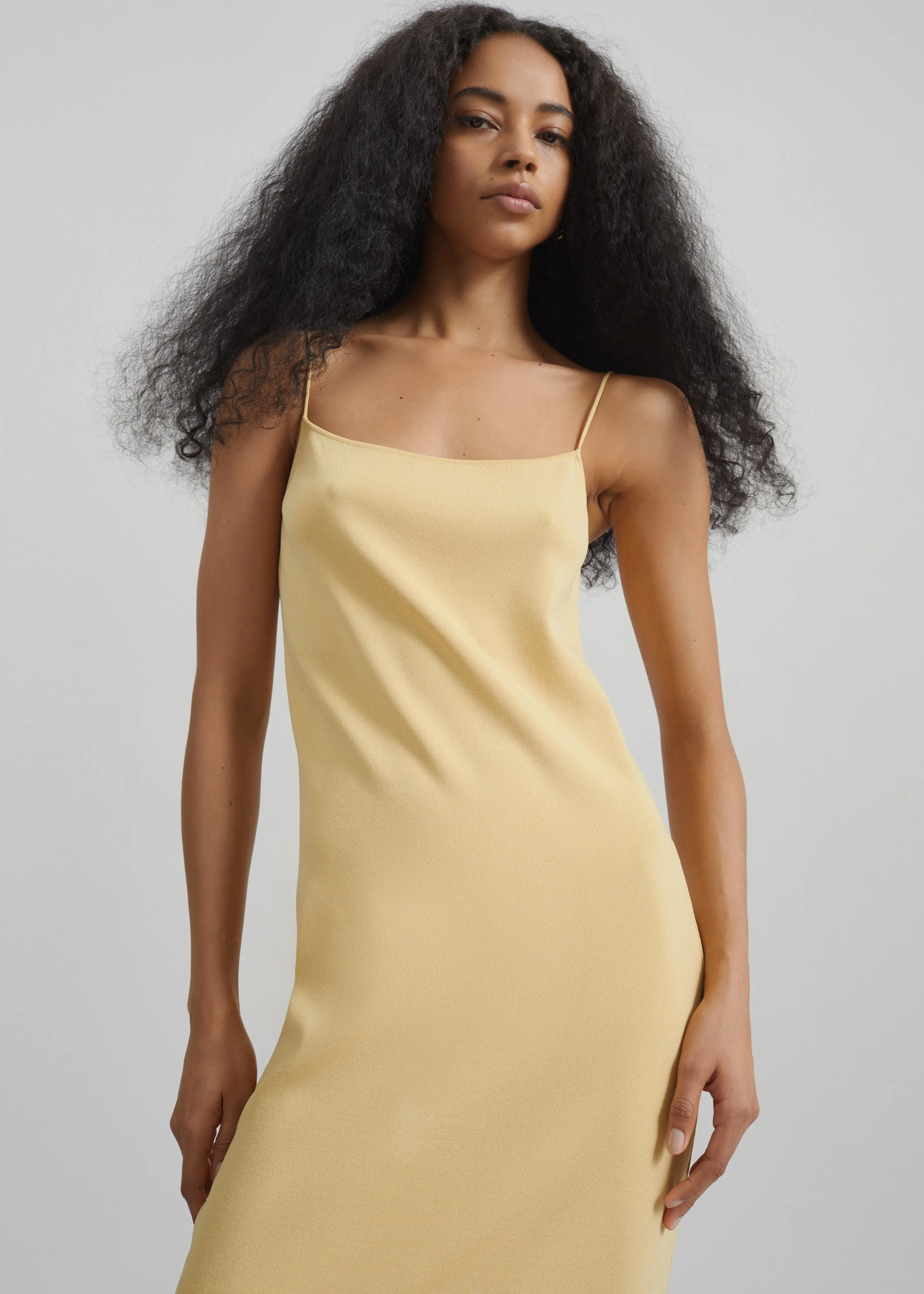Keira Knit Midi Dress - Yellow sold by Frankie Shop product image thumbnail 2